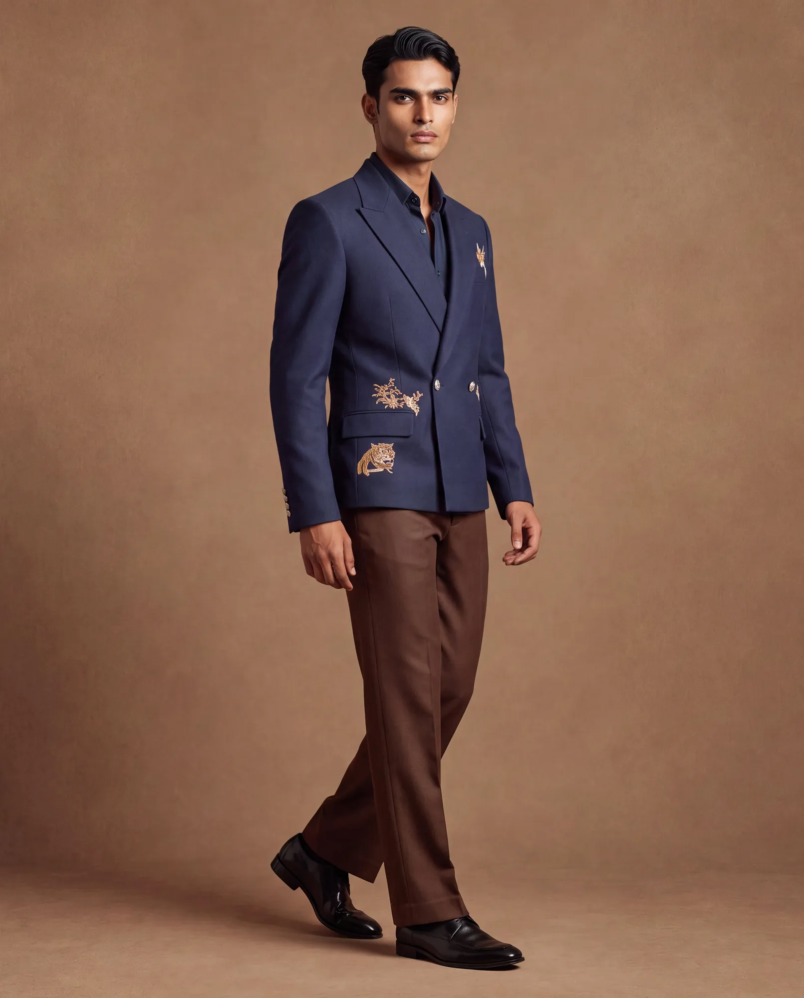 Admiral Suit Set by Dolly J, navy jacket, view 3