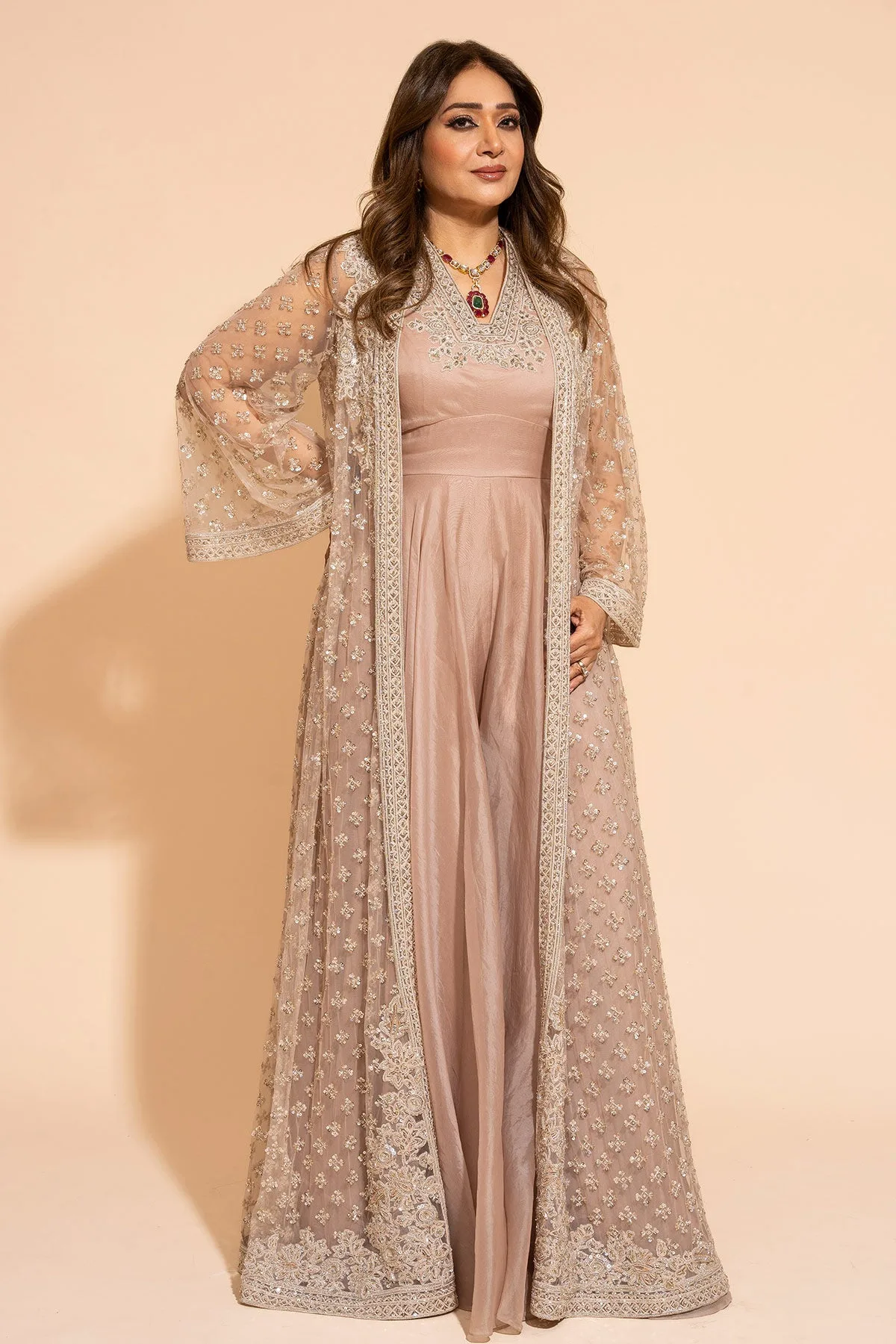 Shiraz by Ridhi Mehra in champagne