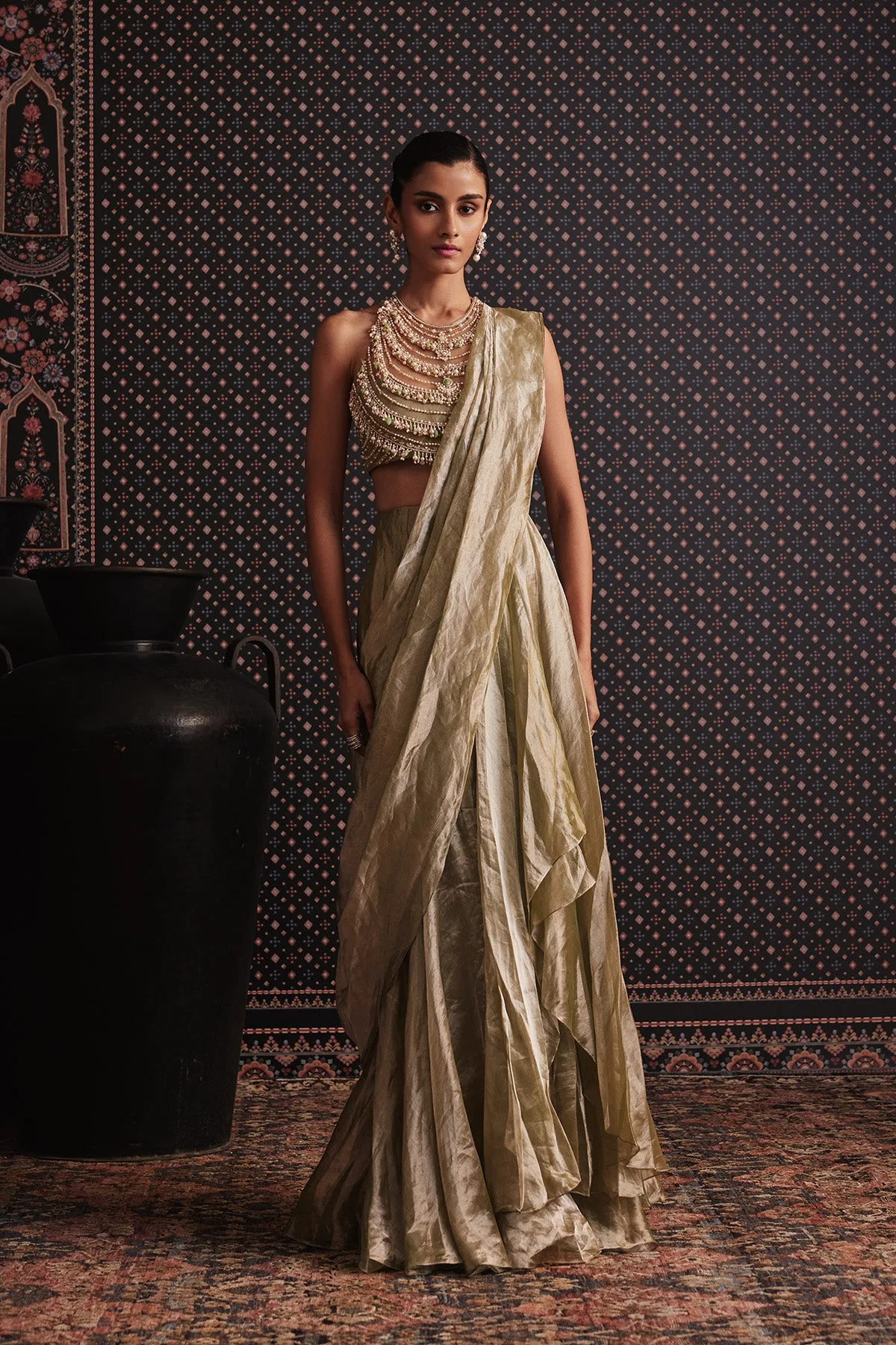 Ode Saree Set by Ridhi Mehra