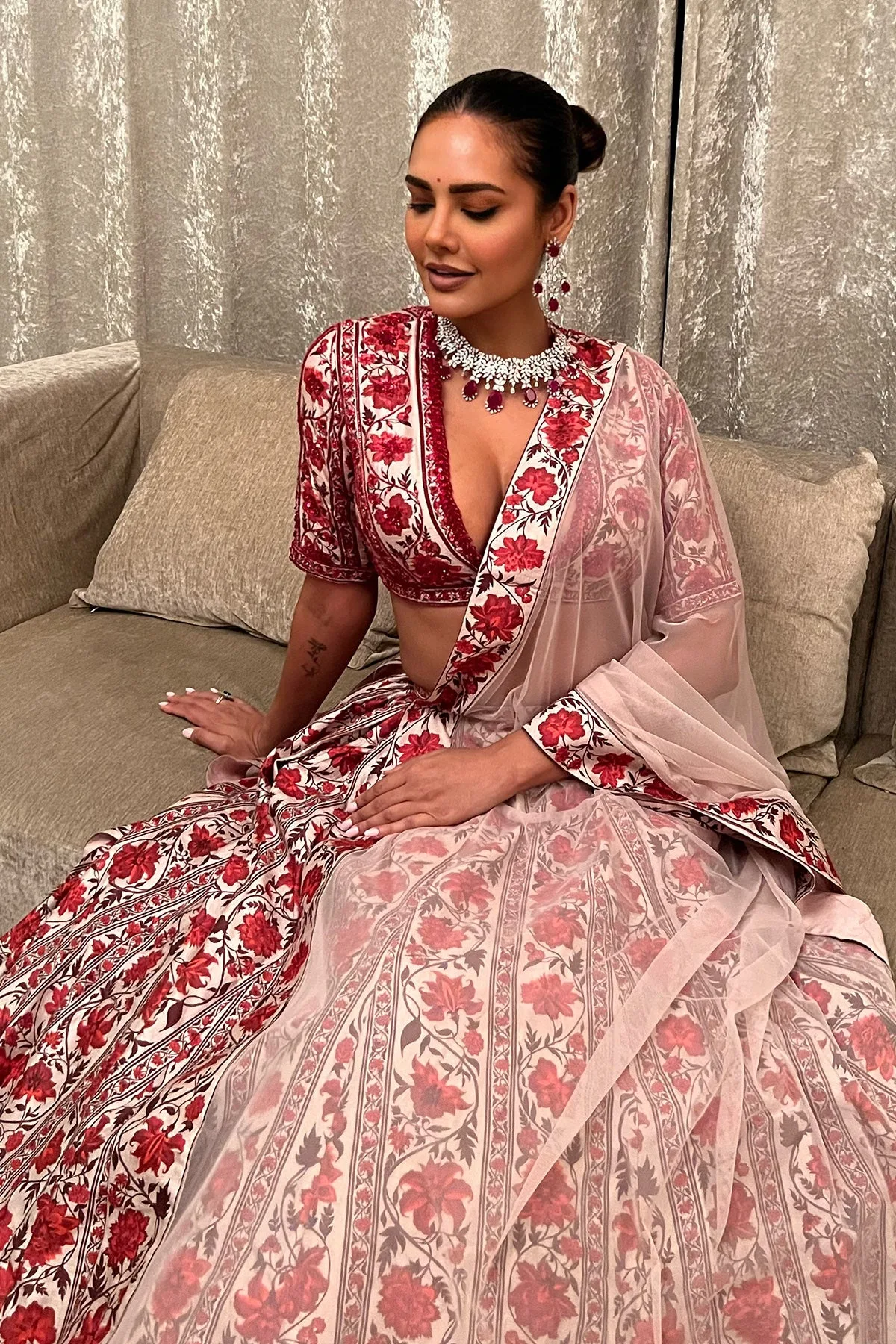 Esha Gupta in Charmaine by Ridhi Mehra