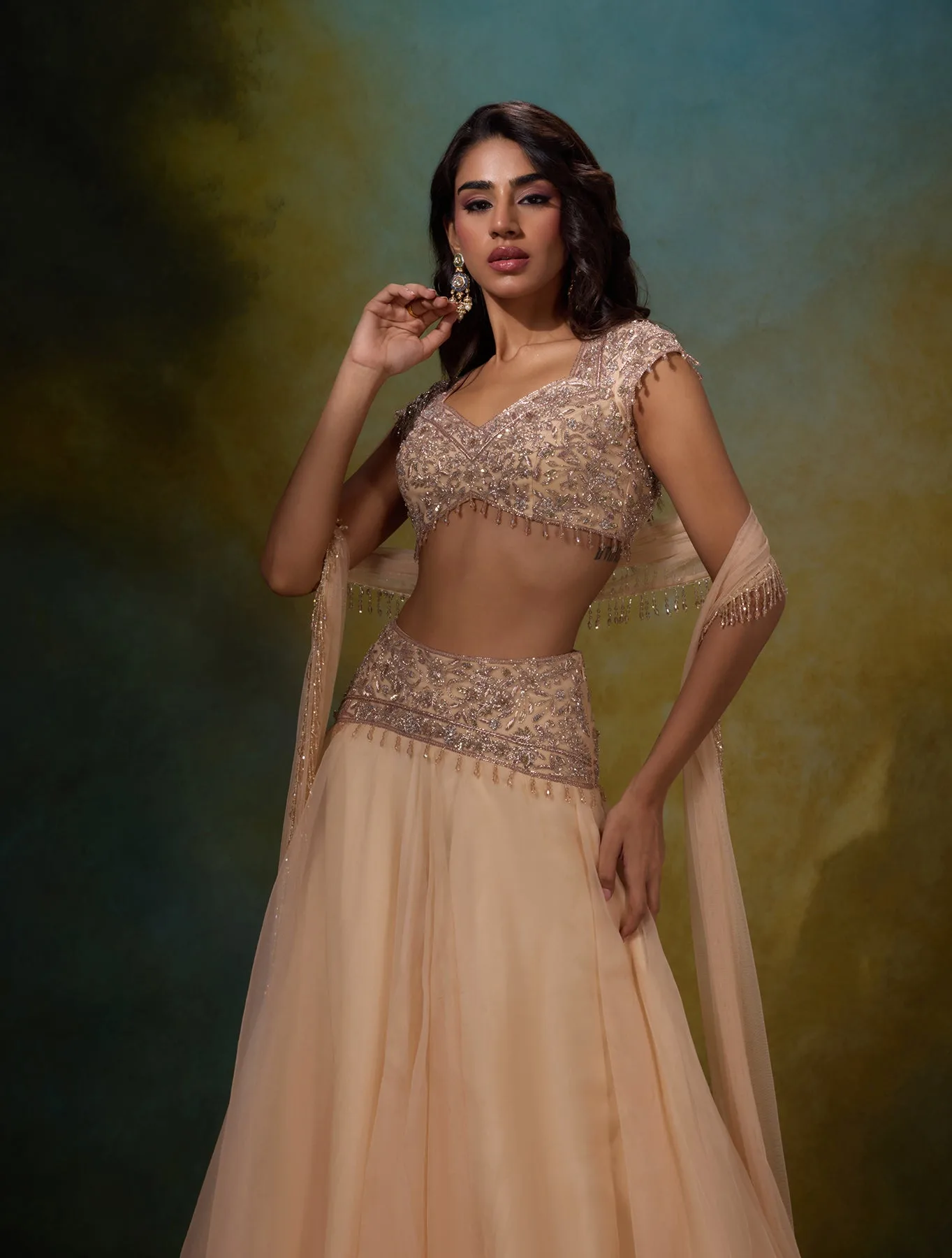 Kay by Shloka Khialani in beige, view 2