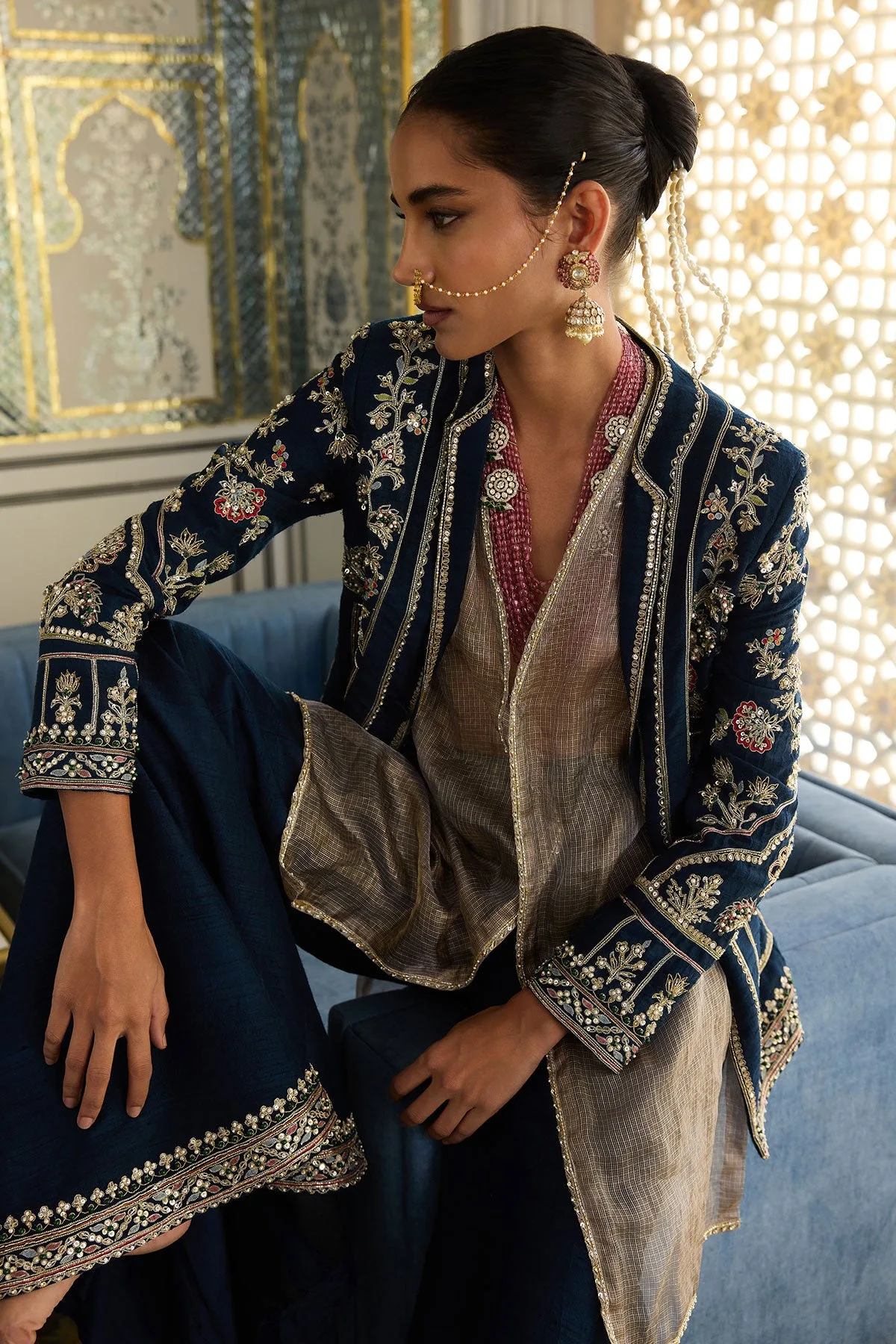 Affinity Sharara set by Ridhi Mehra, view 3