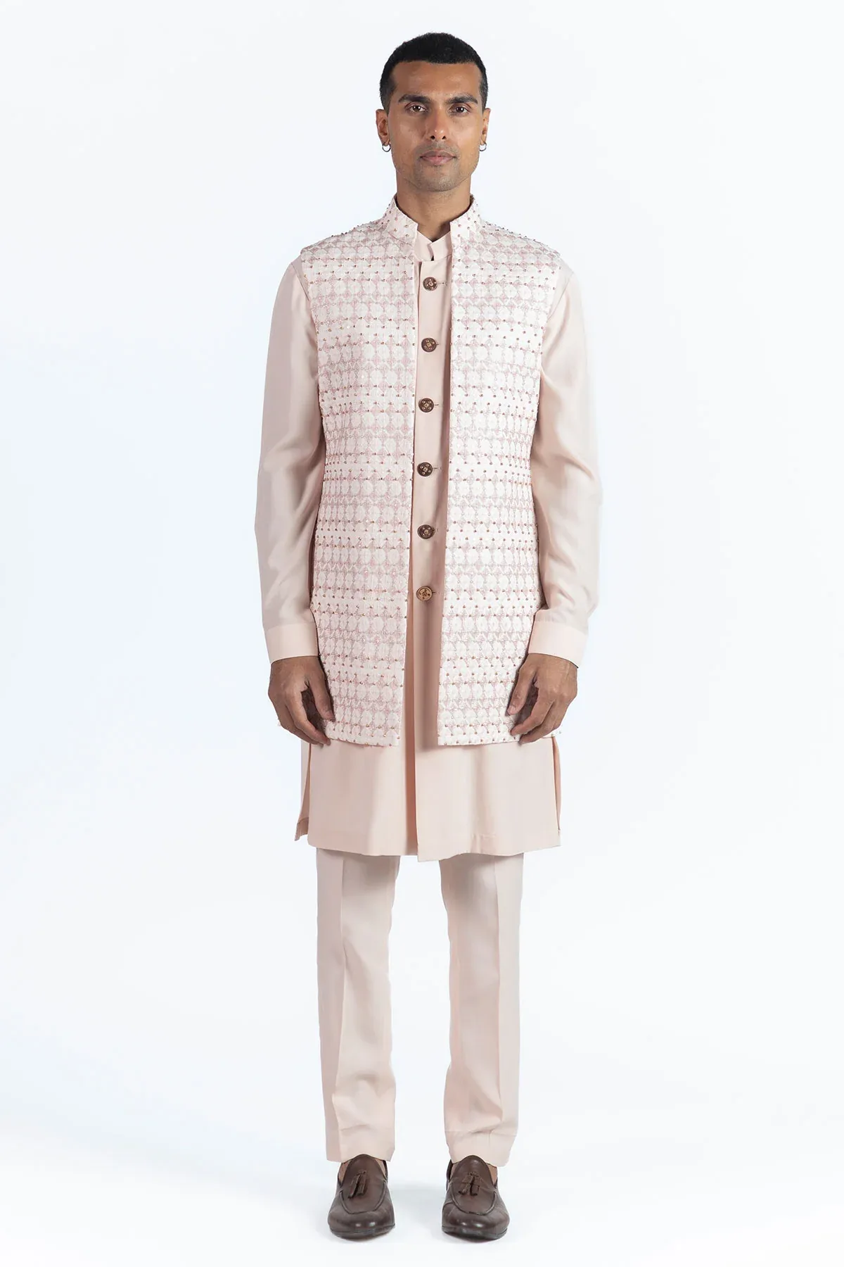 Argyle Nehru Jacket by Qbik