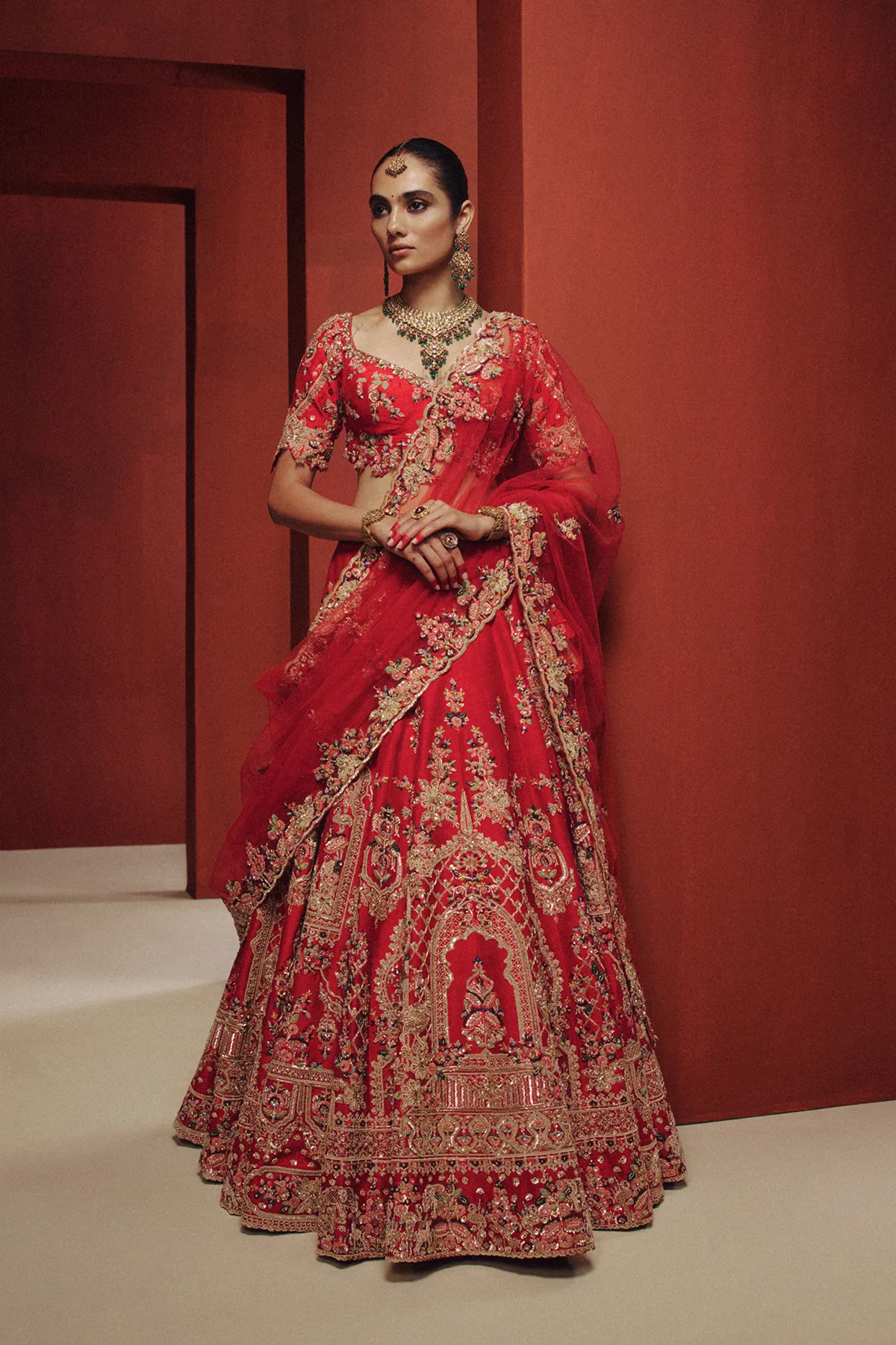 Elysian Bridal Lehenga by Dolly J