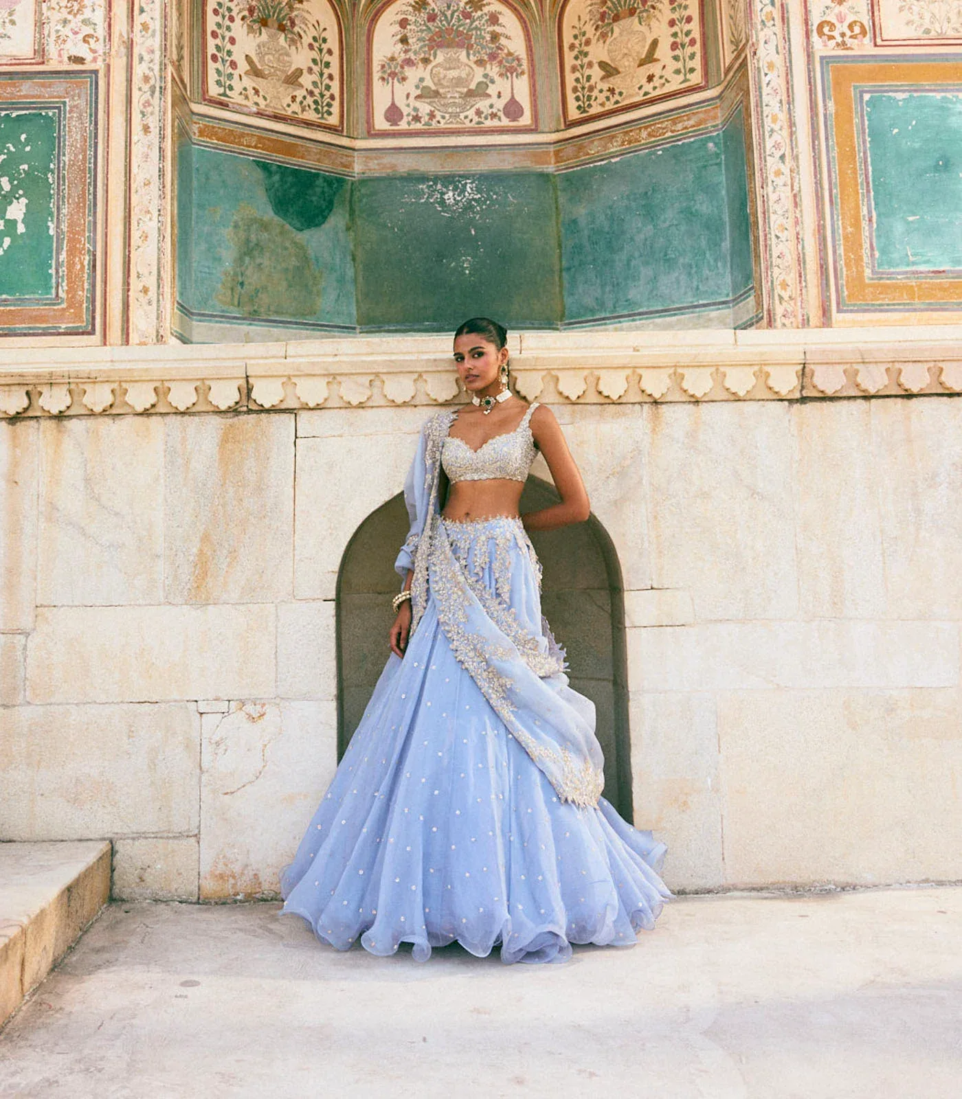 Mahek Chitta Pico Skirt Set by Anushree Reddy