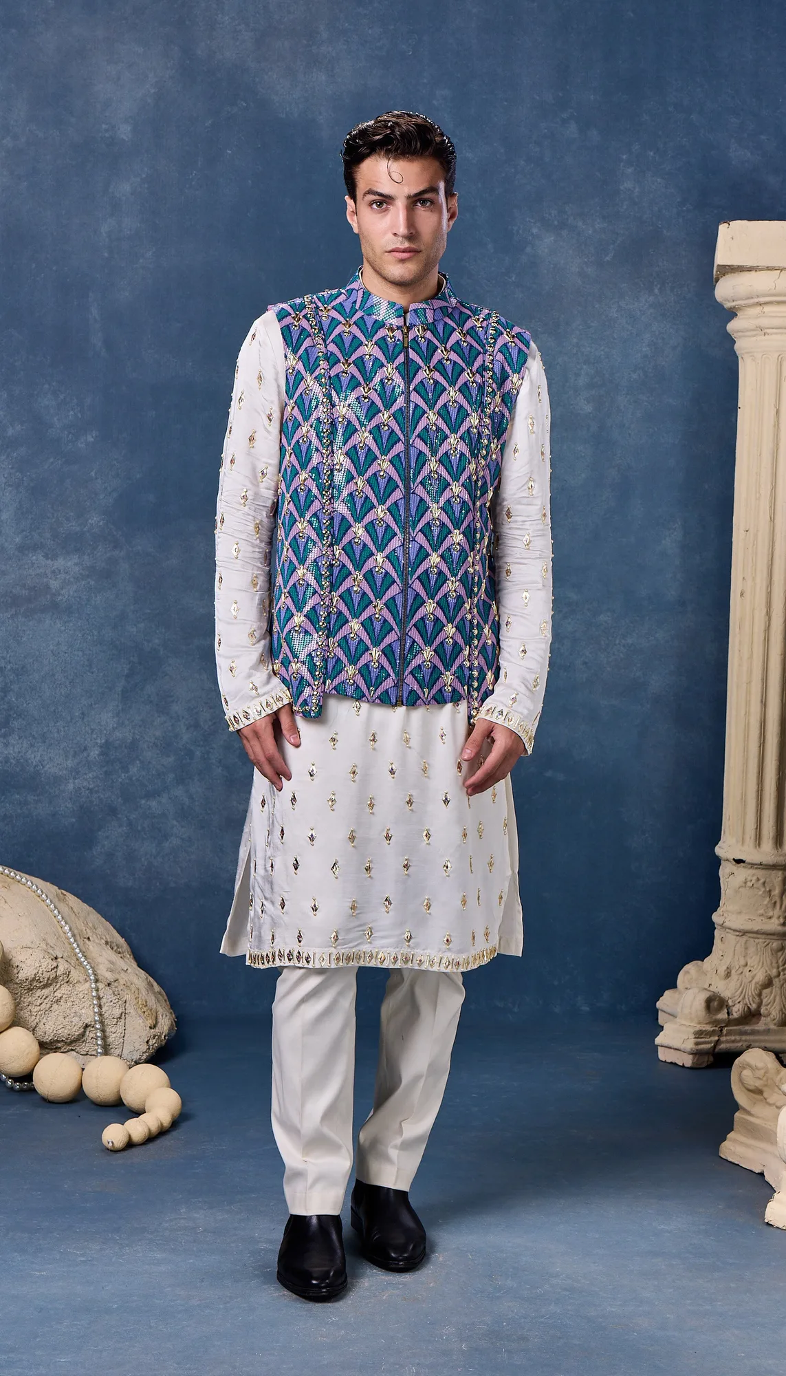 Midnight Haze - Bundi Set by Papa Don't Preach in ivory