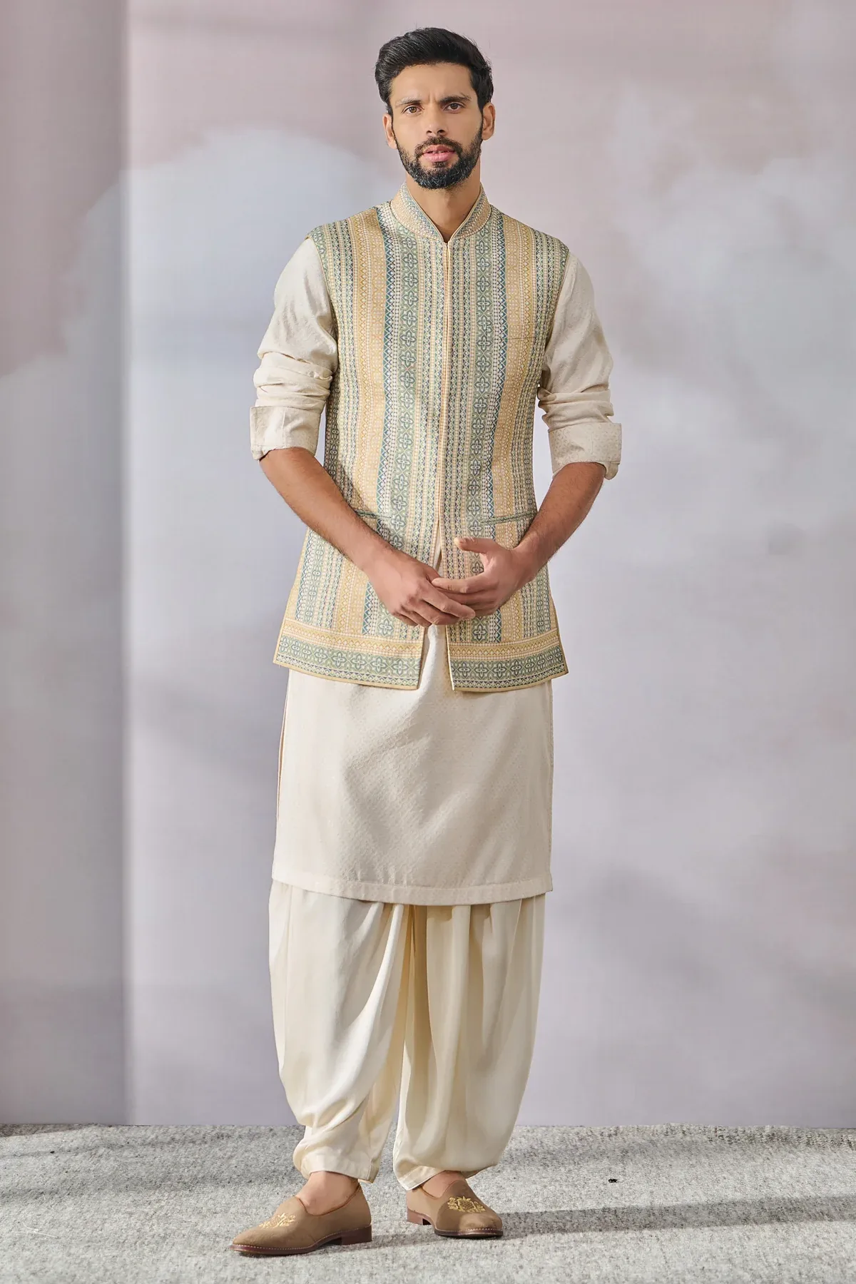 SOL Waistcoat by Tarun Tahiliani