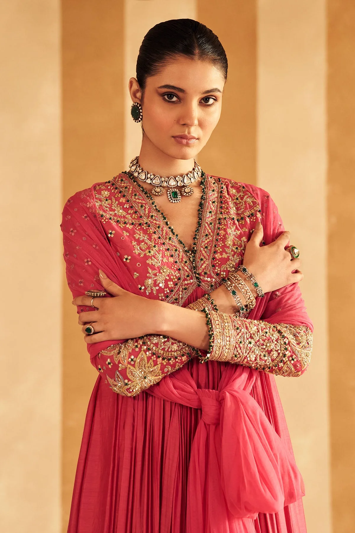 Aalam Anarkali set by Ridhi Mehra, view 4