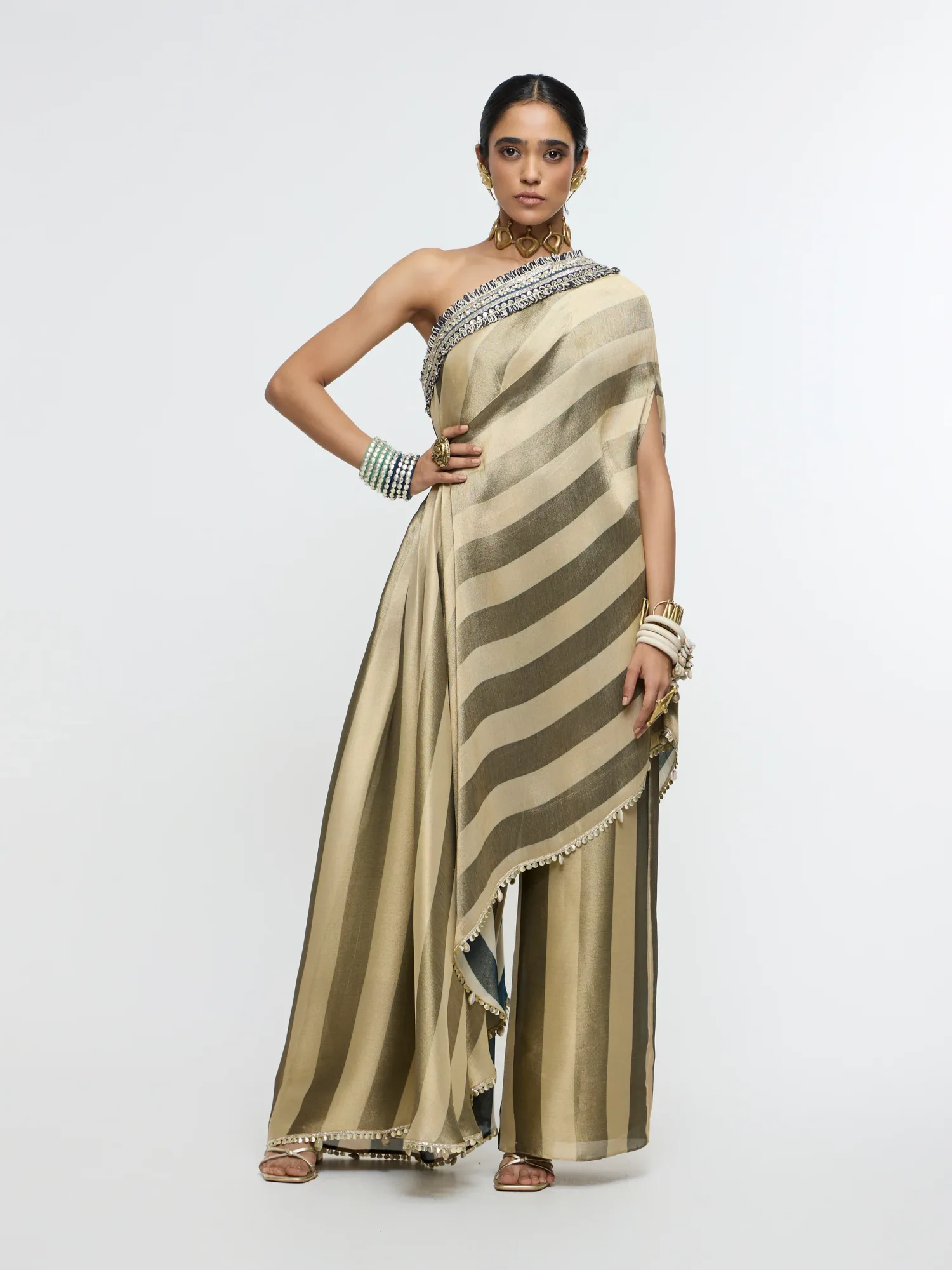 Dune Asymmetrical Top with Pants by SVA