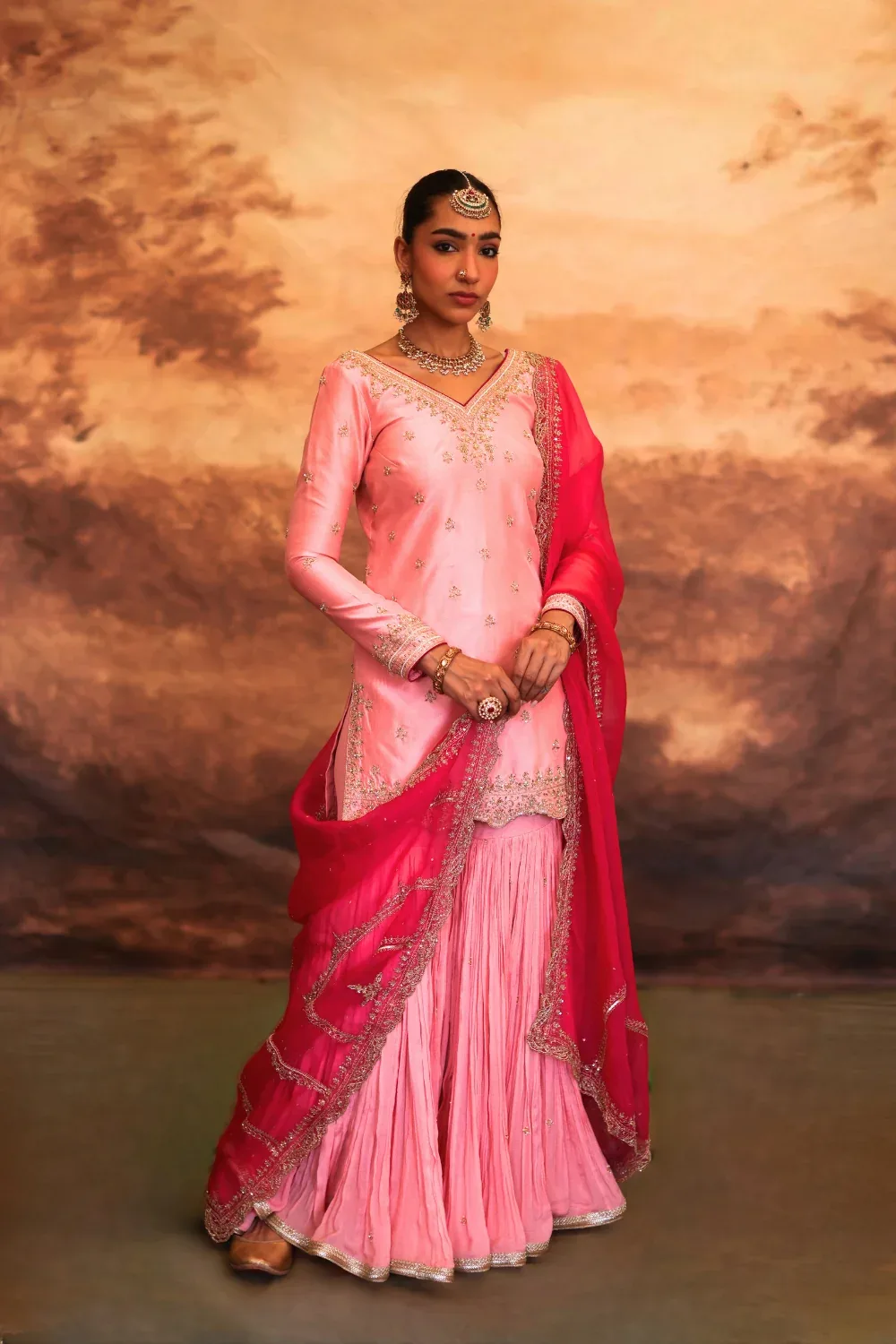 Humaira Gharara Set by Jigar Mali