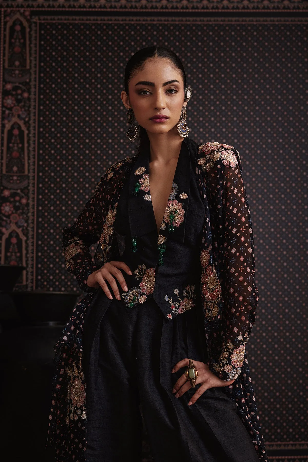 Gypsy Jacket Set by Ridhi Mehra, view 3