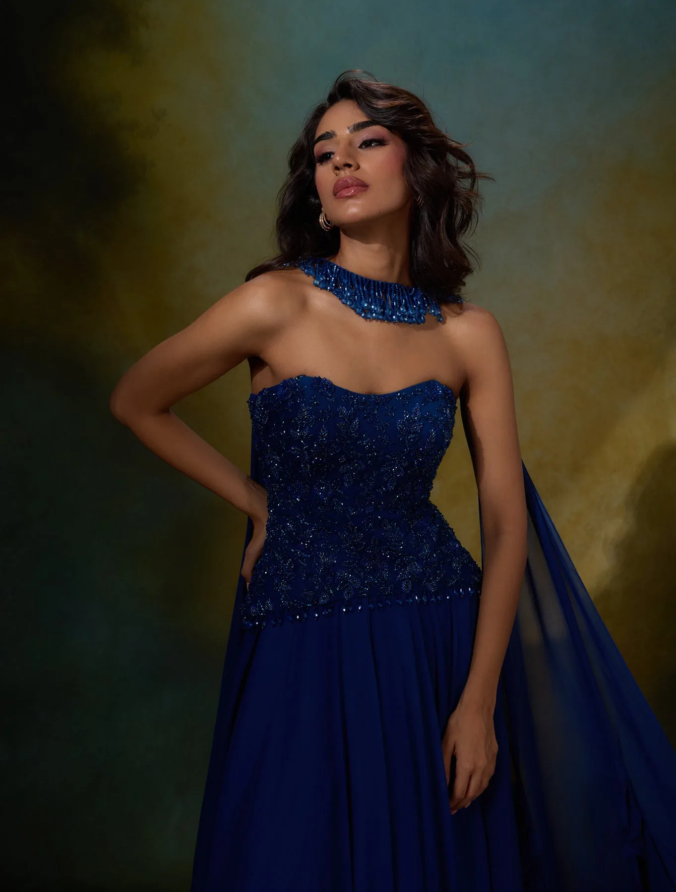 Esme by Shloka Khialani in blue, view 3