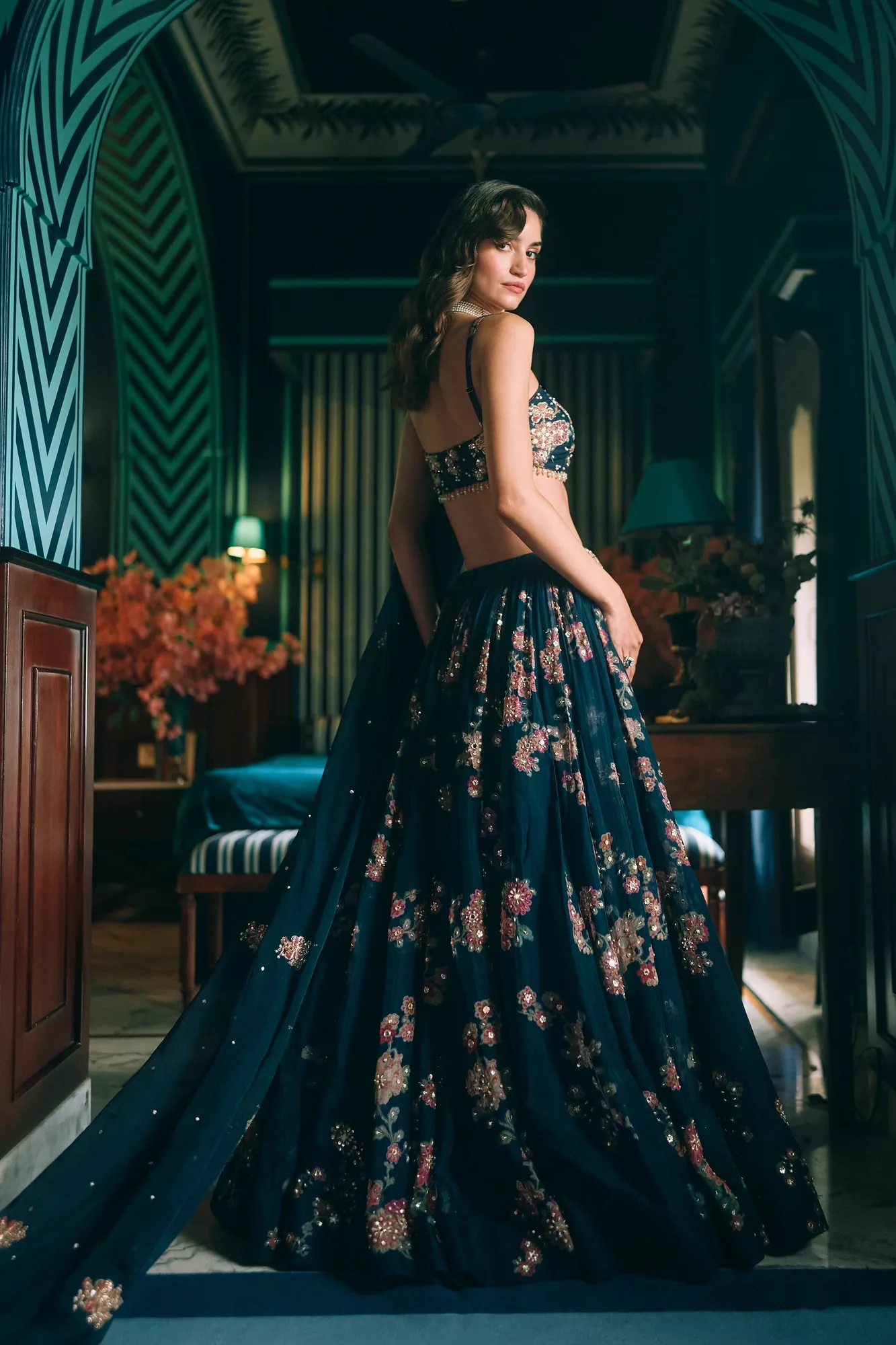 Bluebell Lehenga Set by Paulmi And Harsh, view 2