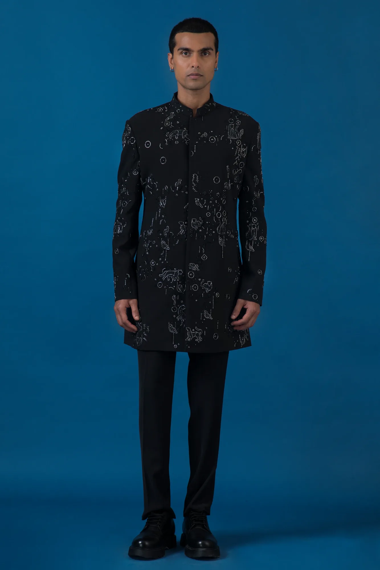 Black Jungle Indo Western by Qbik
