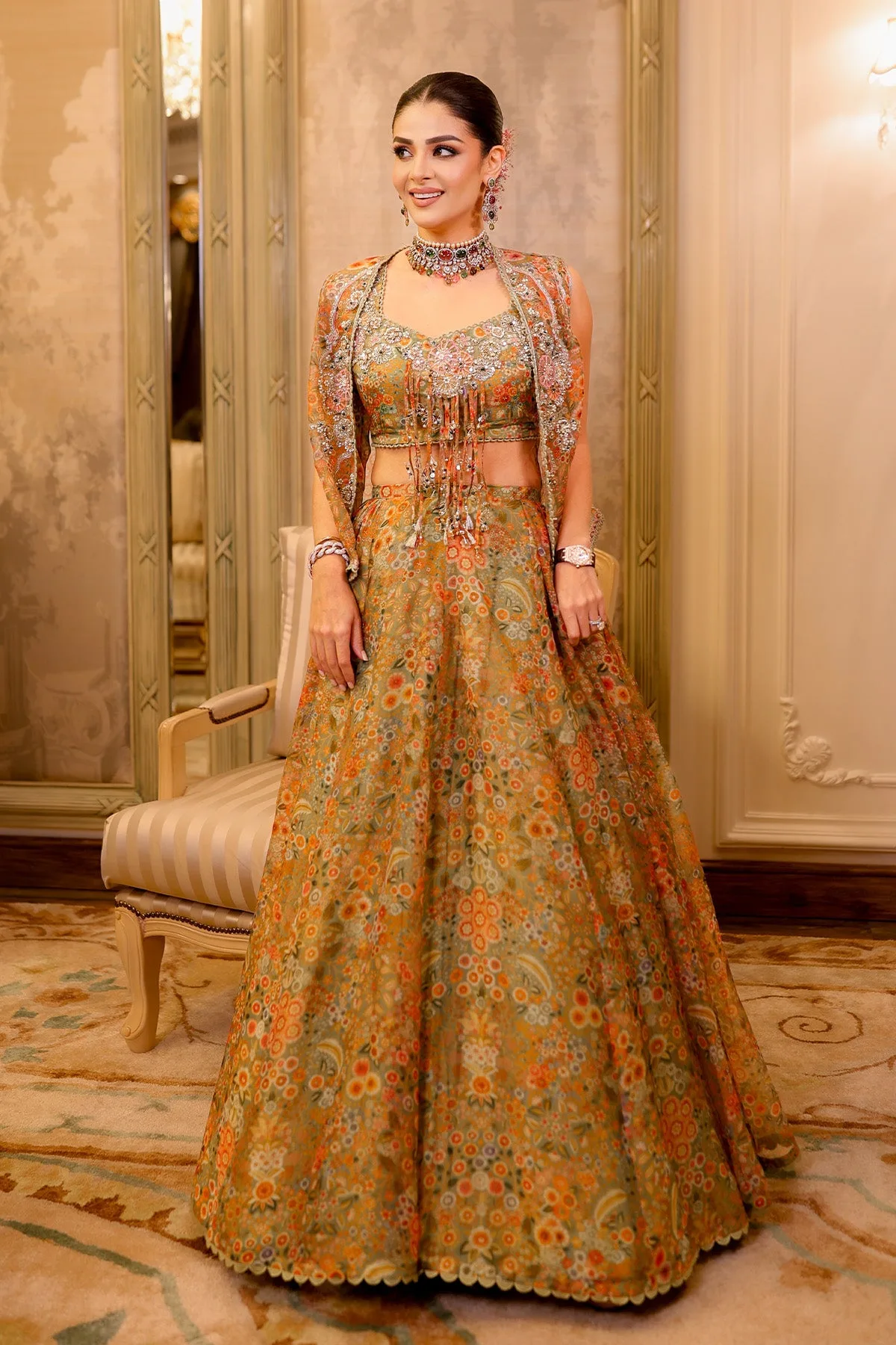 Priyanka Nagar in Zaral Lehenga Set by Ridhi Mehra