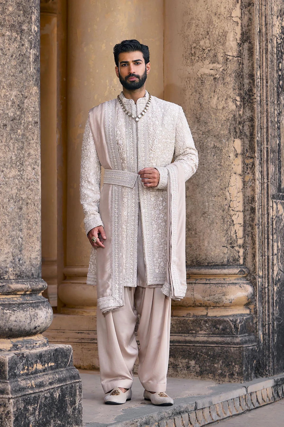 Rahguzar Sherwani Set by Ridhi Mehra
