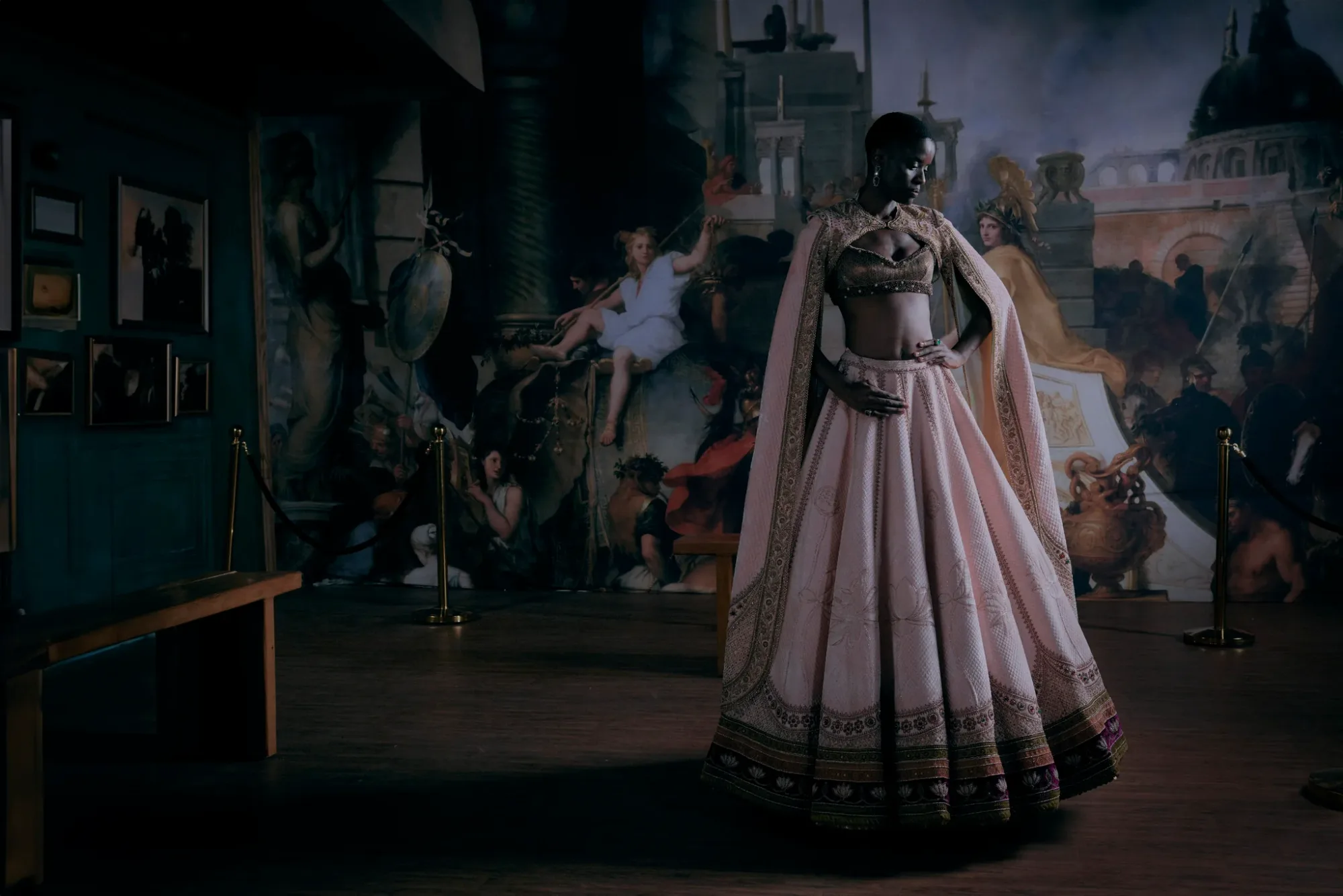 Rajeshwari Zardozi Lehenga Set by Marwar Couture