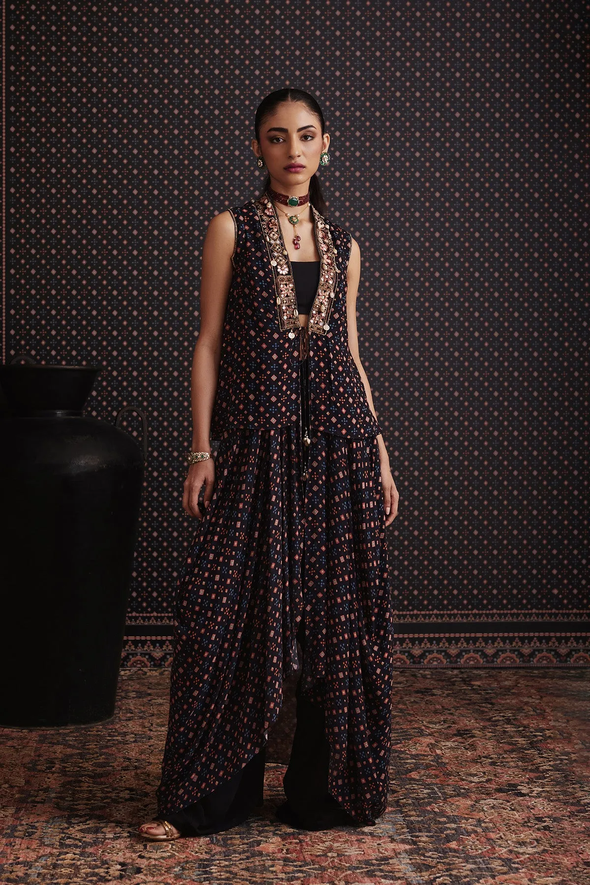Lore Cape Set by Ridhi Mehra