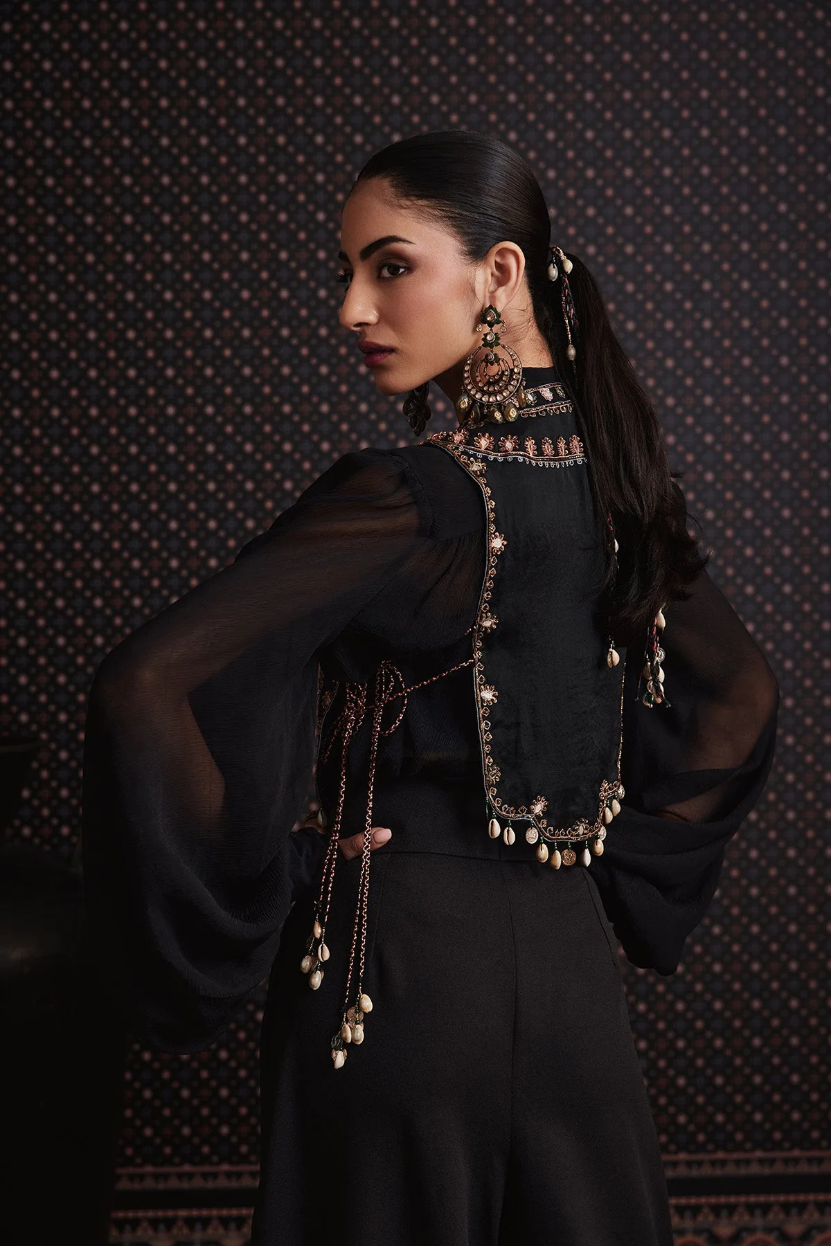 Oracle Pants Set by Ridhi Mehra, palazzo set, view 4