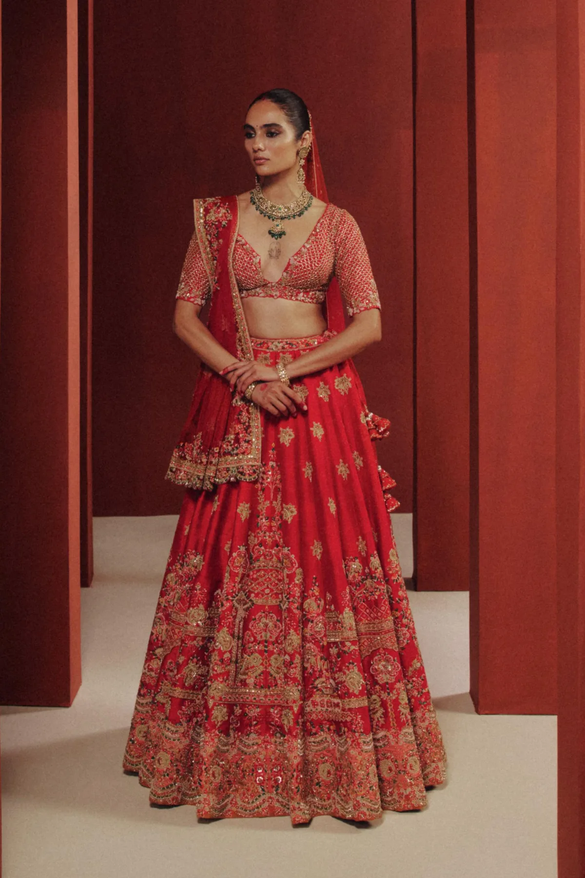Aloura Bridal Lehenga by Dolly J