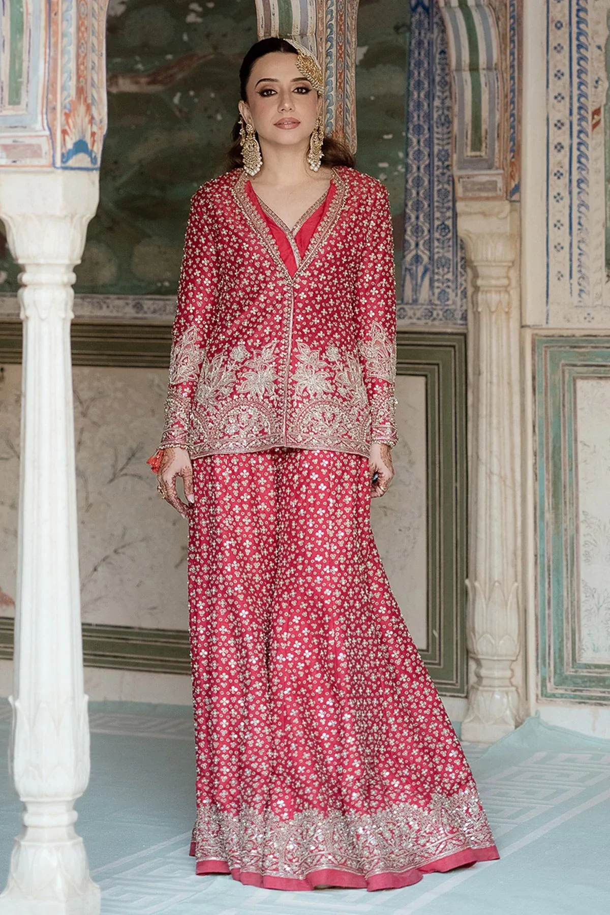 Vinny Dhadly Gill in Milan Pant Suit Set by Ridhi Mehra