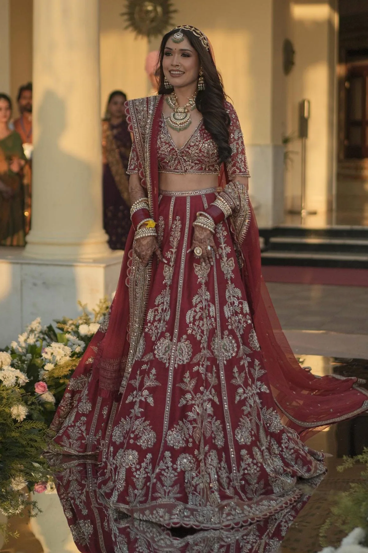 Sushmita in Shanno Lehenga Set by Ridhi Mehra