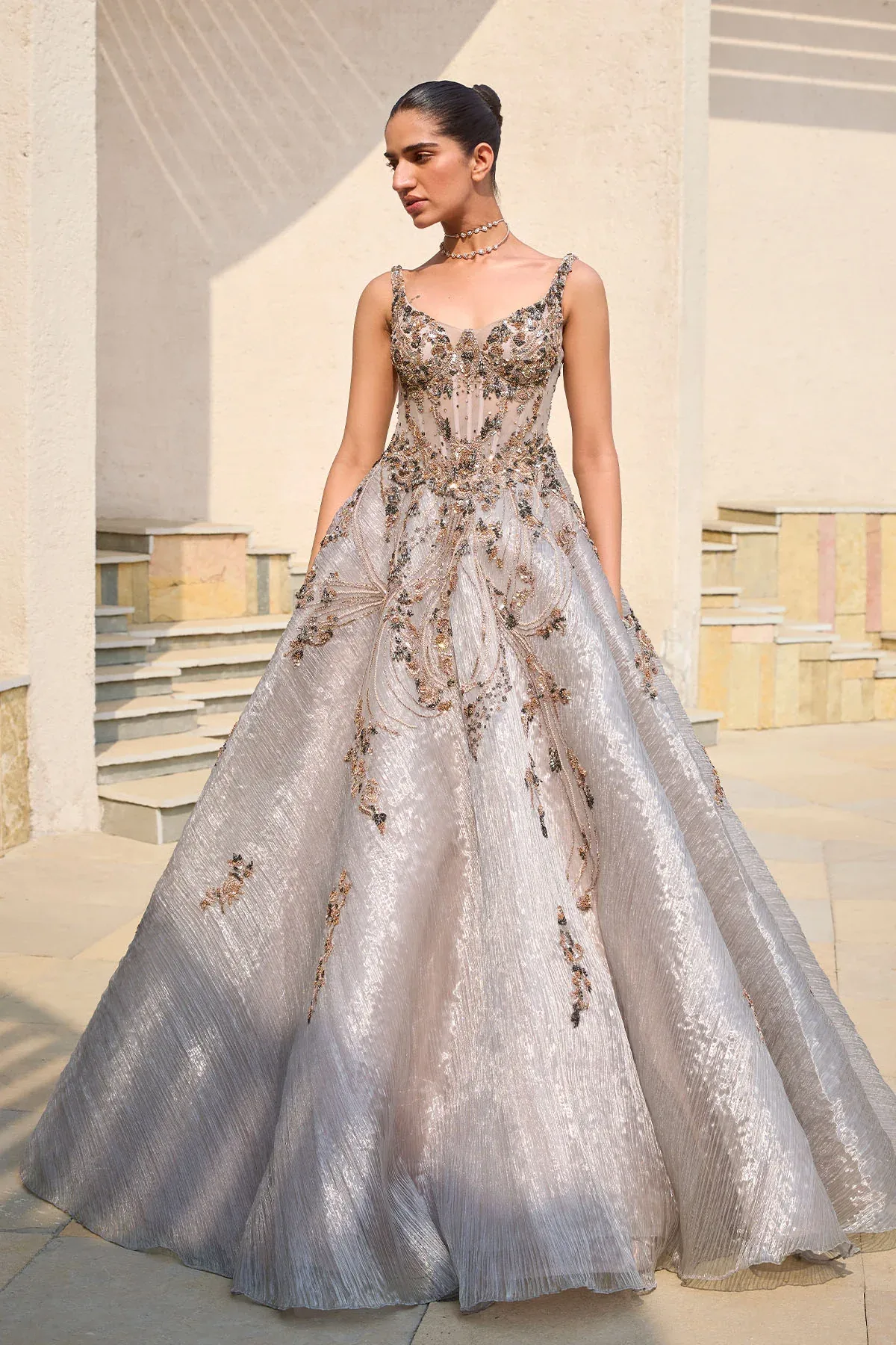 Celestial Ash Gown by Dolly J