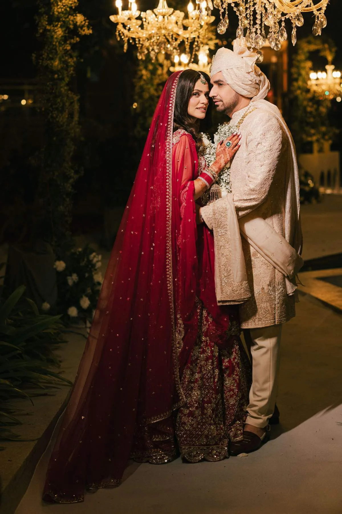 Meghna Mahajan in Custom Lehnga by Ridhi Mehra