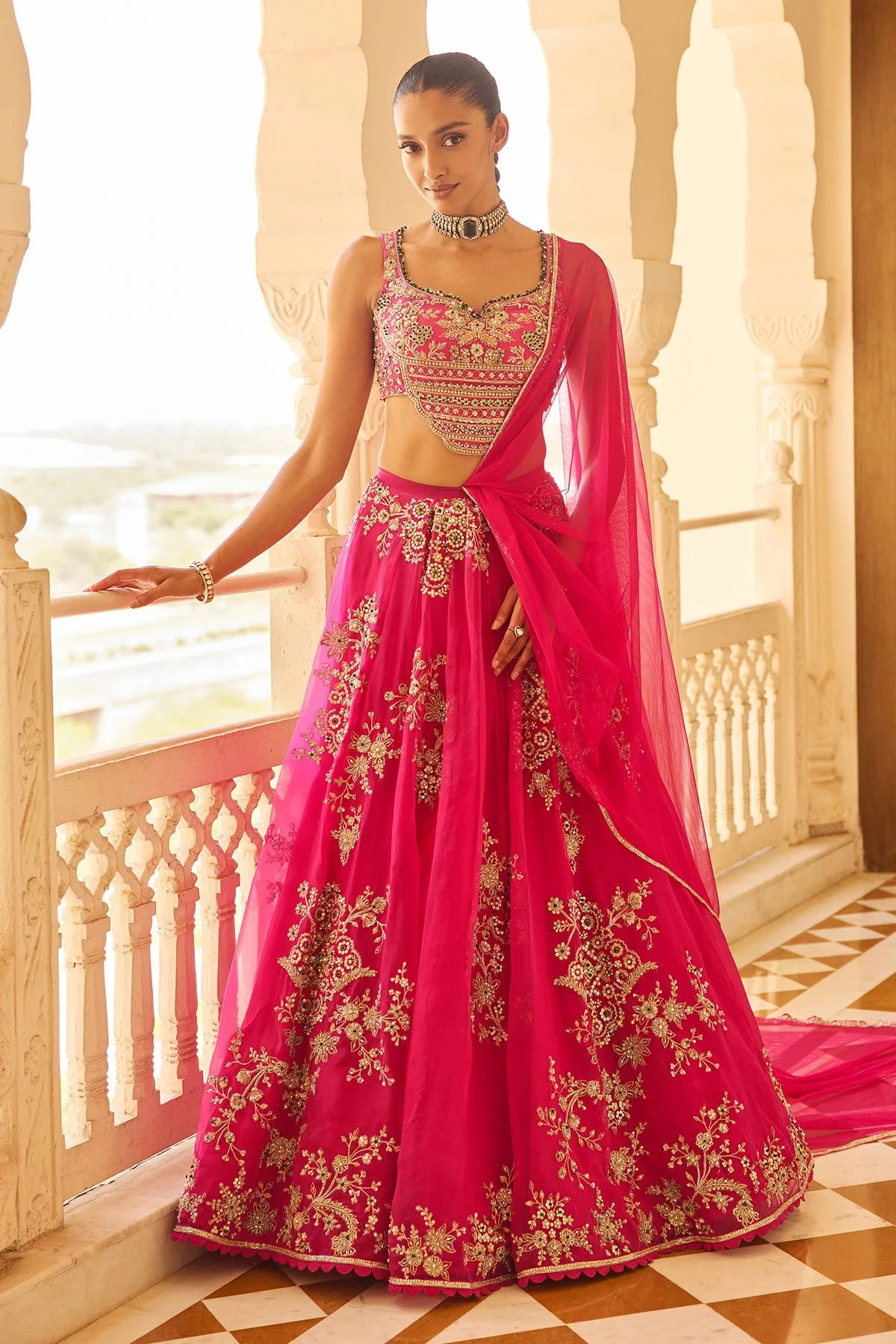Charm Lehenga Set by Ridhi Mehra