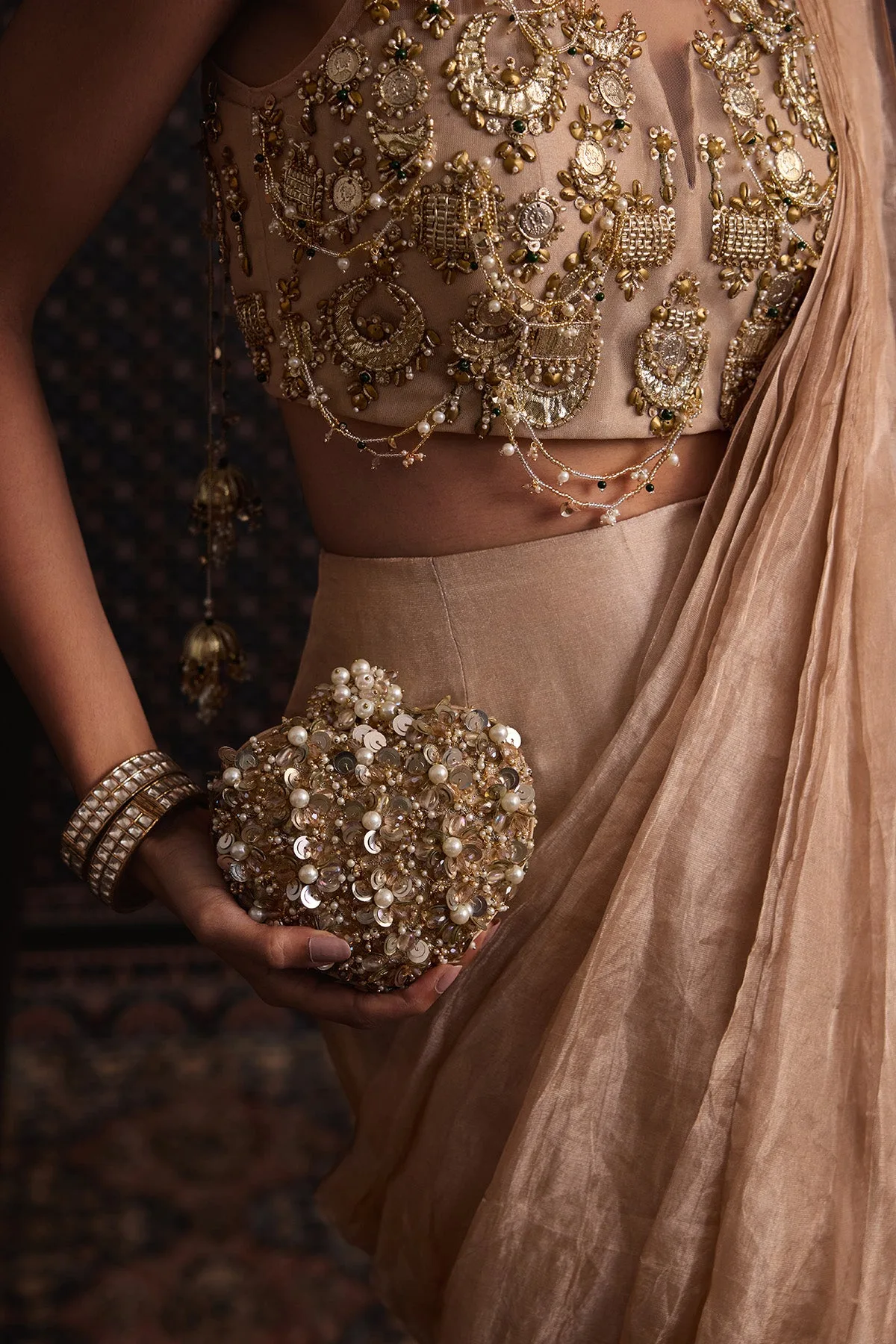 Elysian Saree Set by Ridhi Mehra, view 4