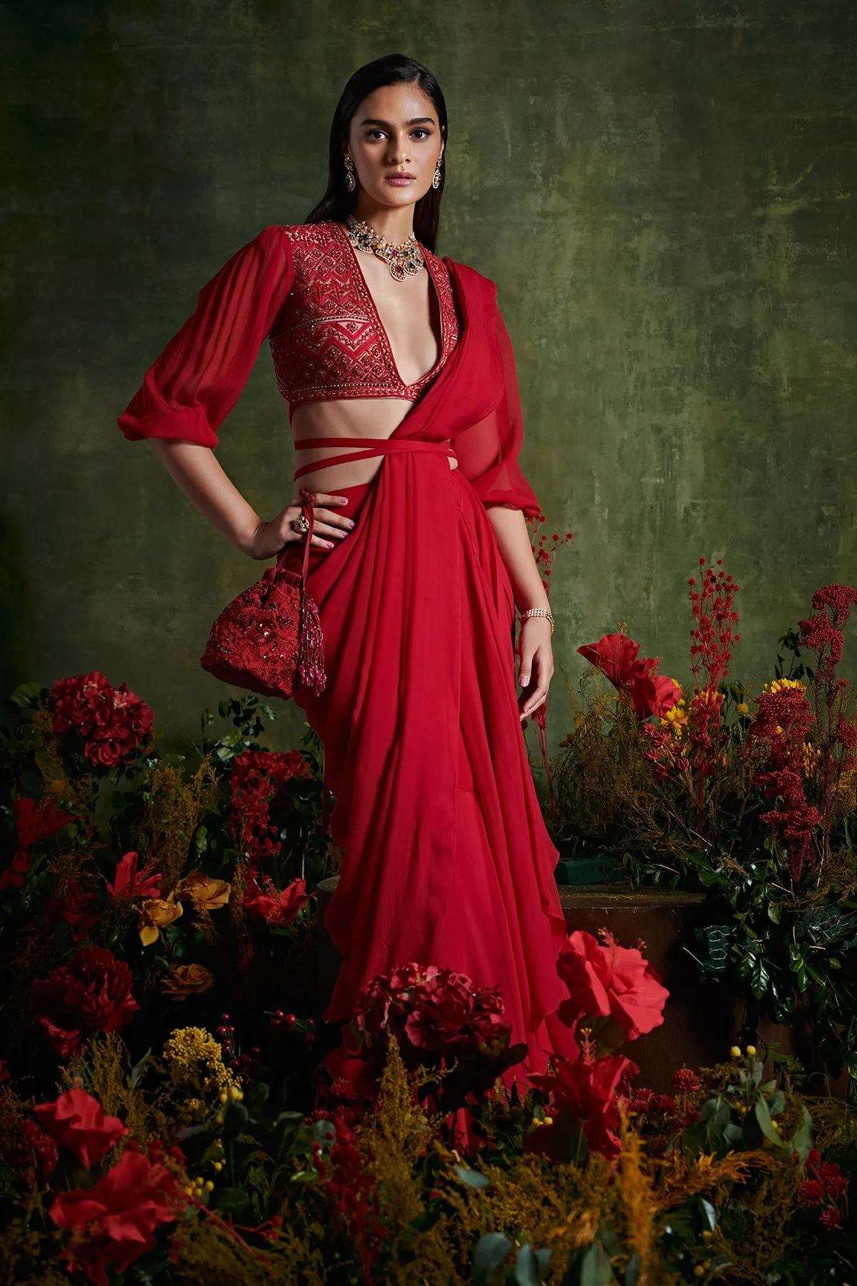 Rizqin by Ridhi Mehra, sari