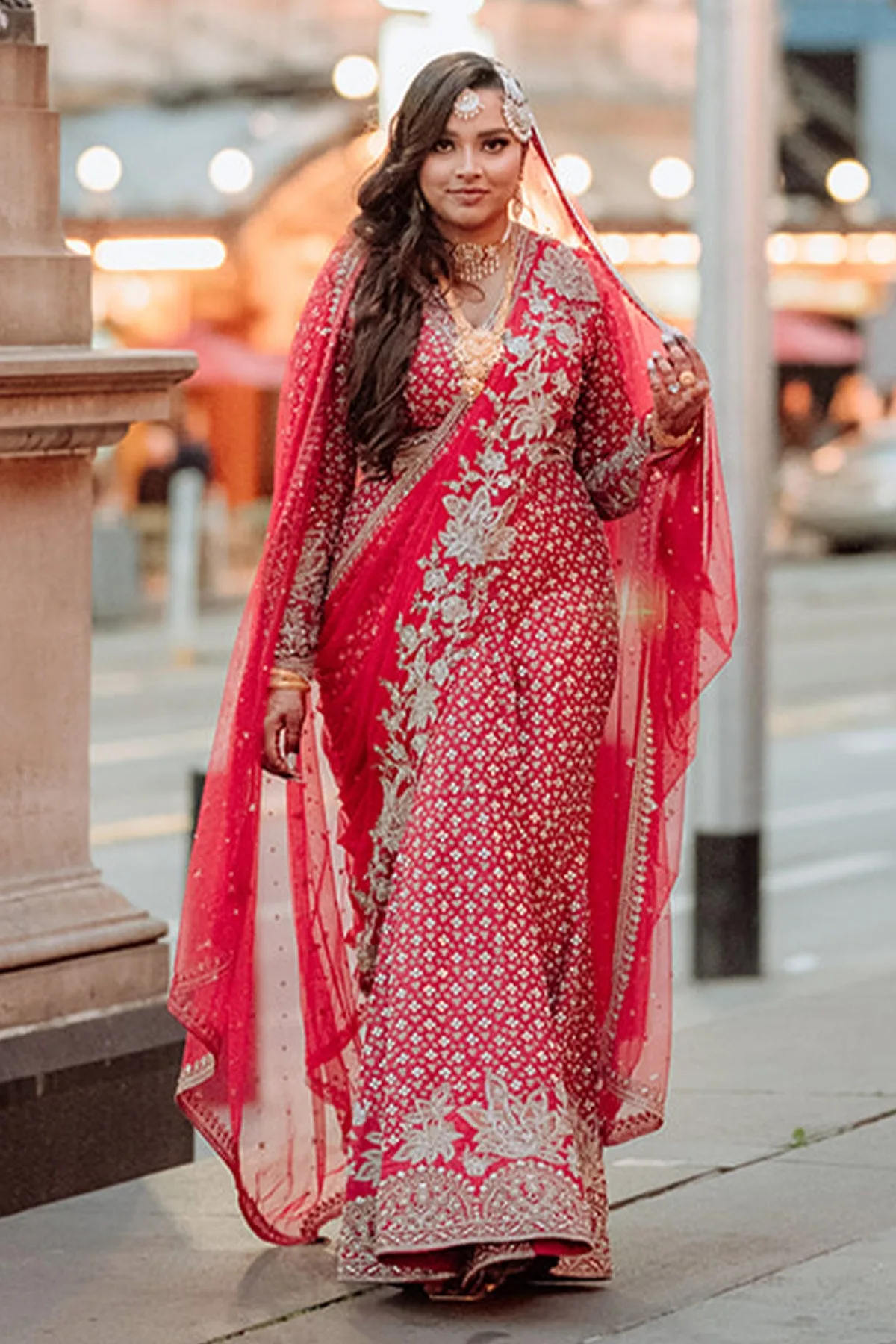Samia Kazi In Sagan Saree Set by Ridhi Mehra