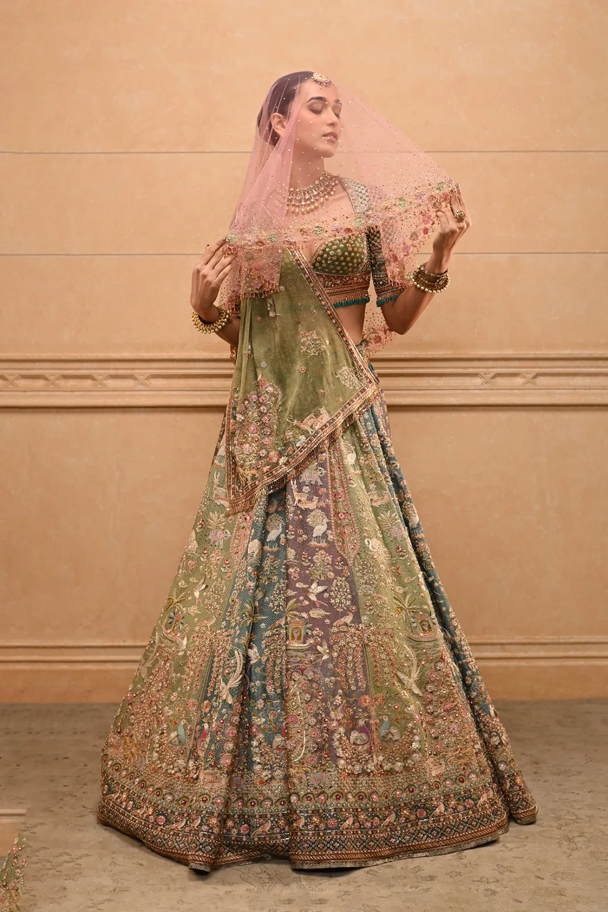 Pichwai Bridal Lehenga by Tarun Tahiliani