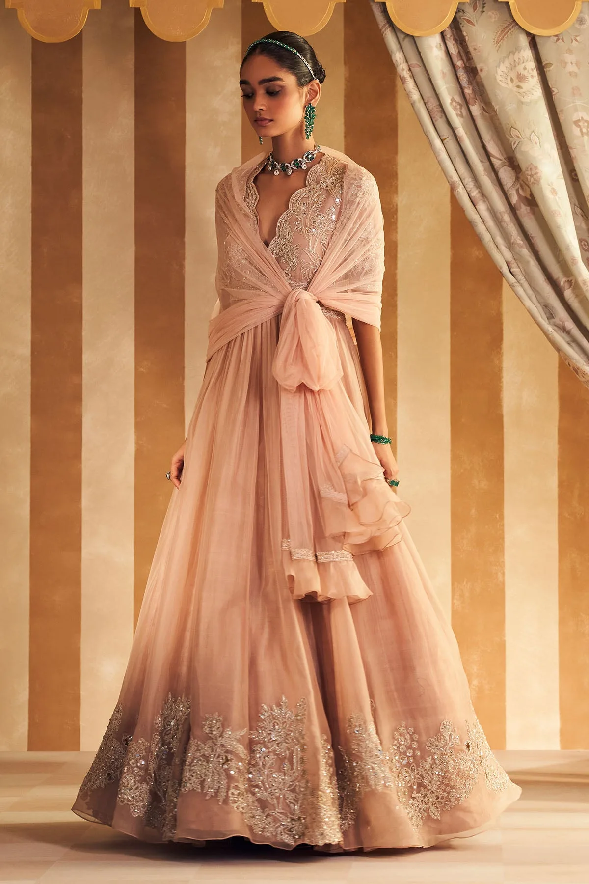 Tehseen Anarkali Set by Ridhi Mehra