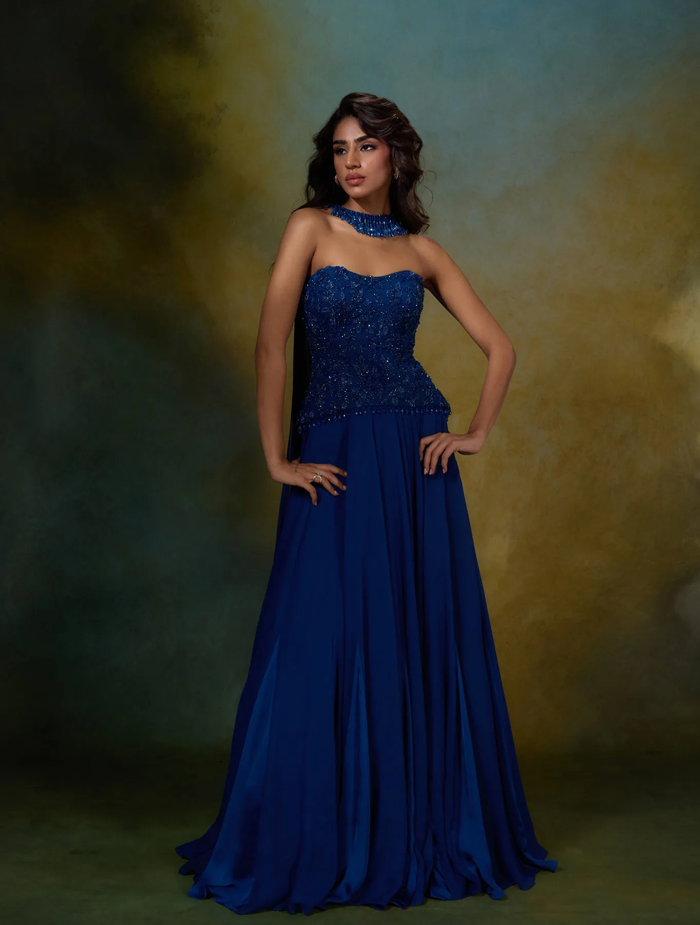 Esme by Shloka Khialani in blue, view 4