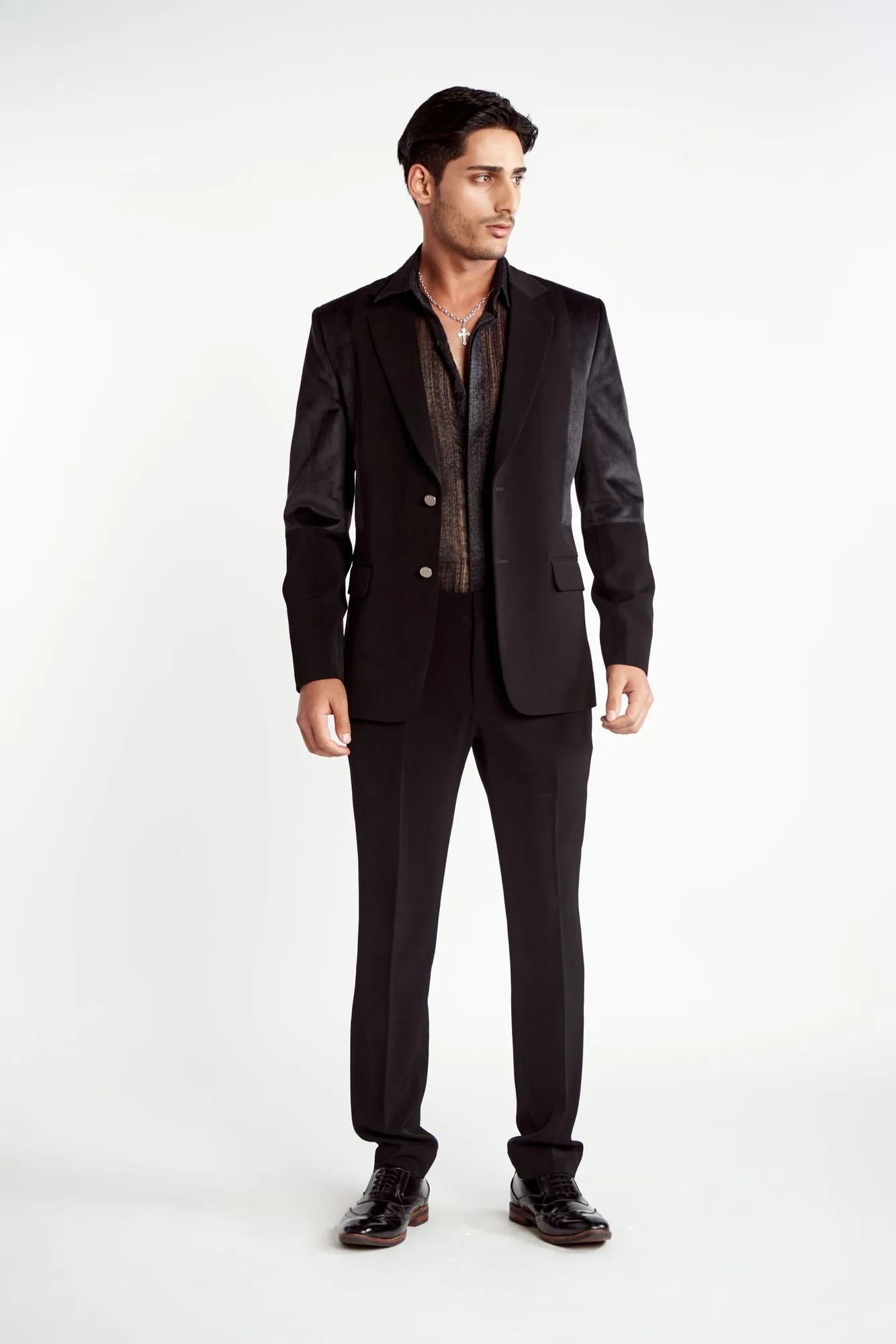 Velvet Touch blazer set by SVA, jacket