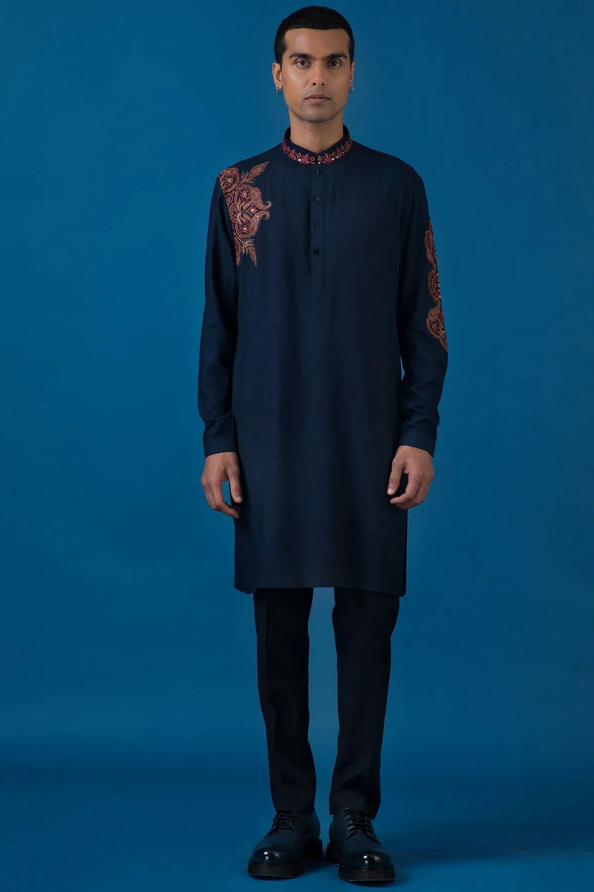 Blue Dew Kurta by Qbik