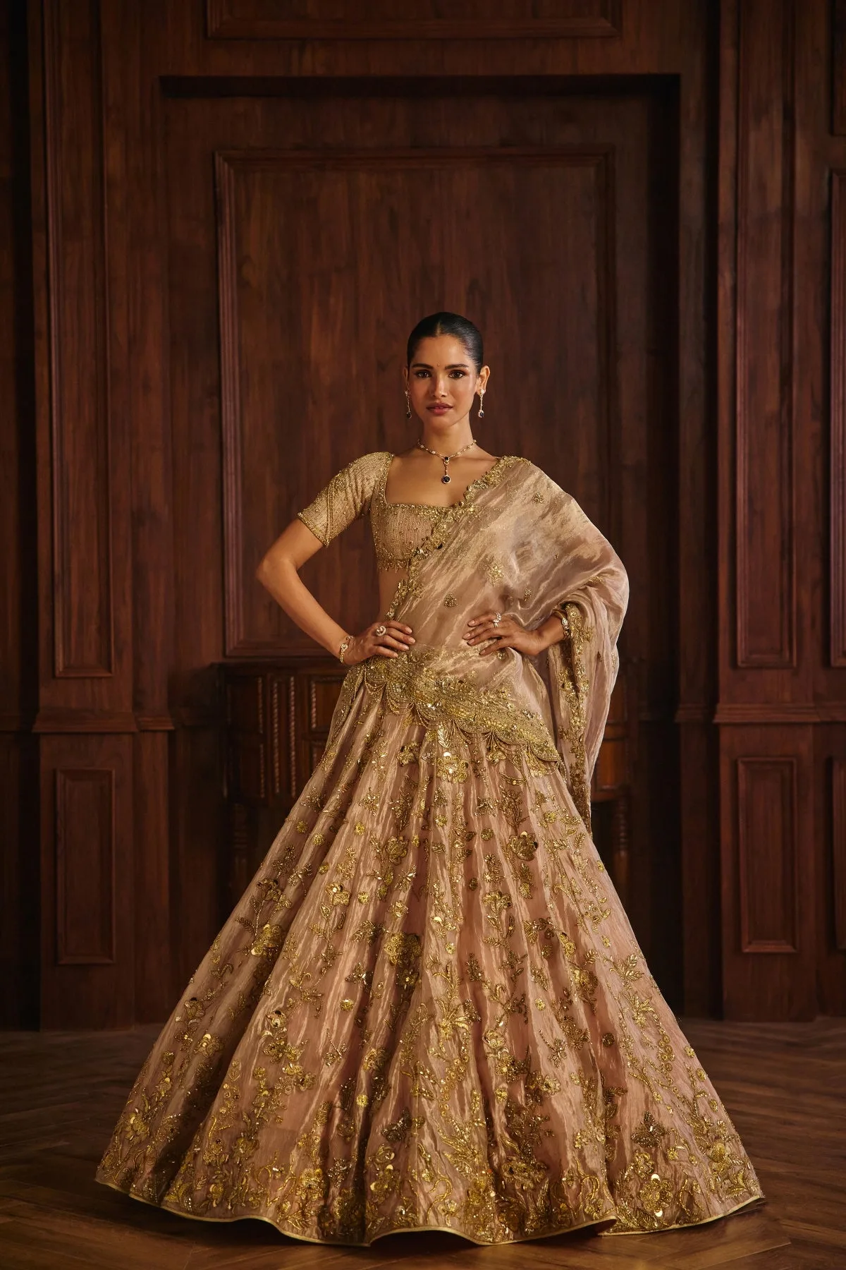 Heer by Mahima Mahajan, lehenga, view 4