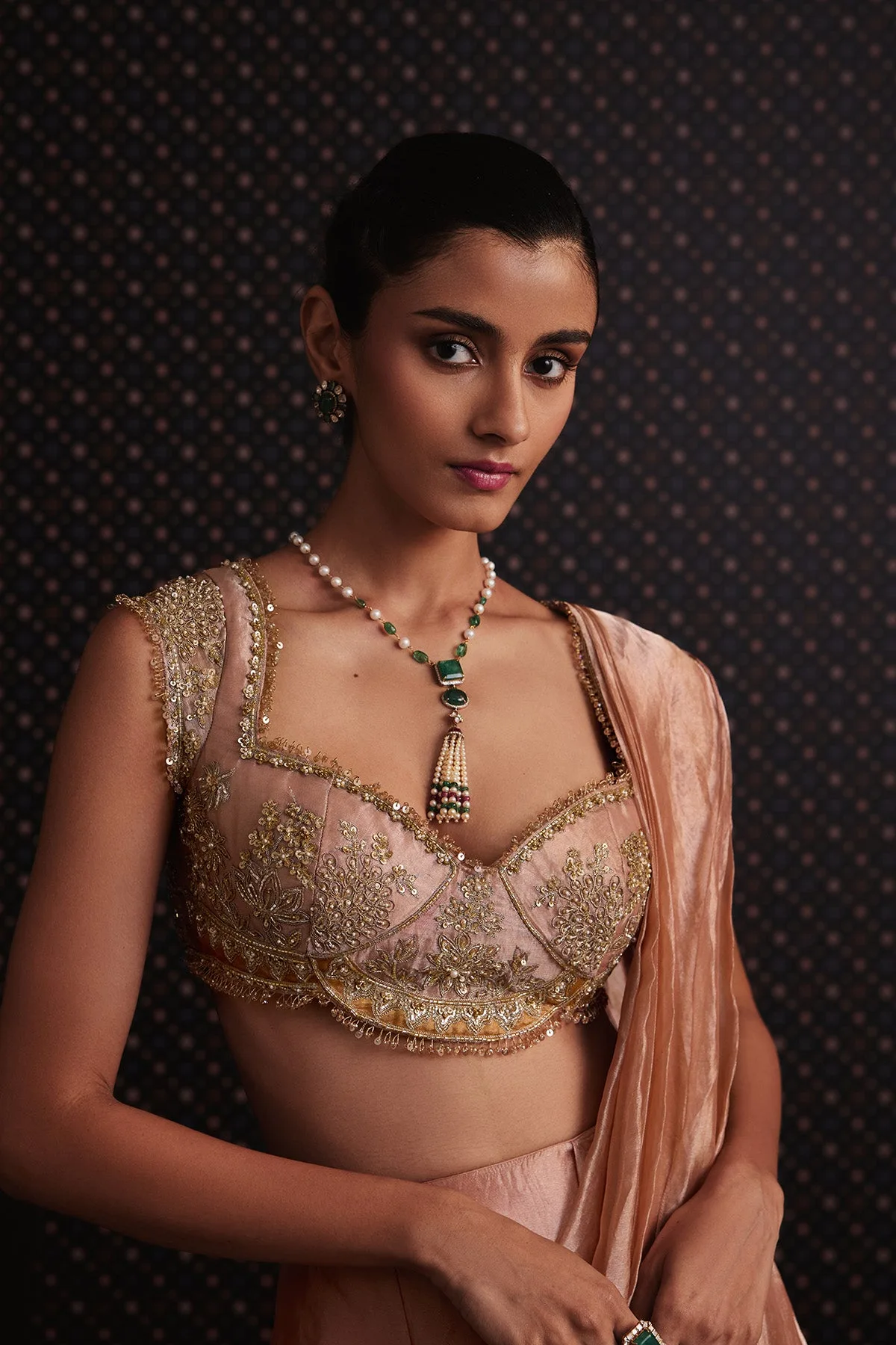 Fable Saree Set by Ridhi Mehra, view 2