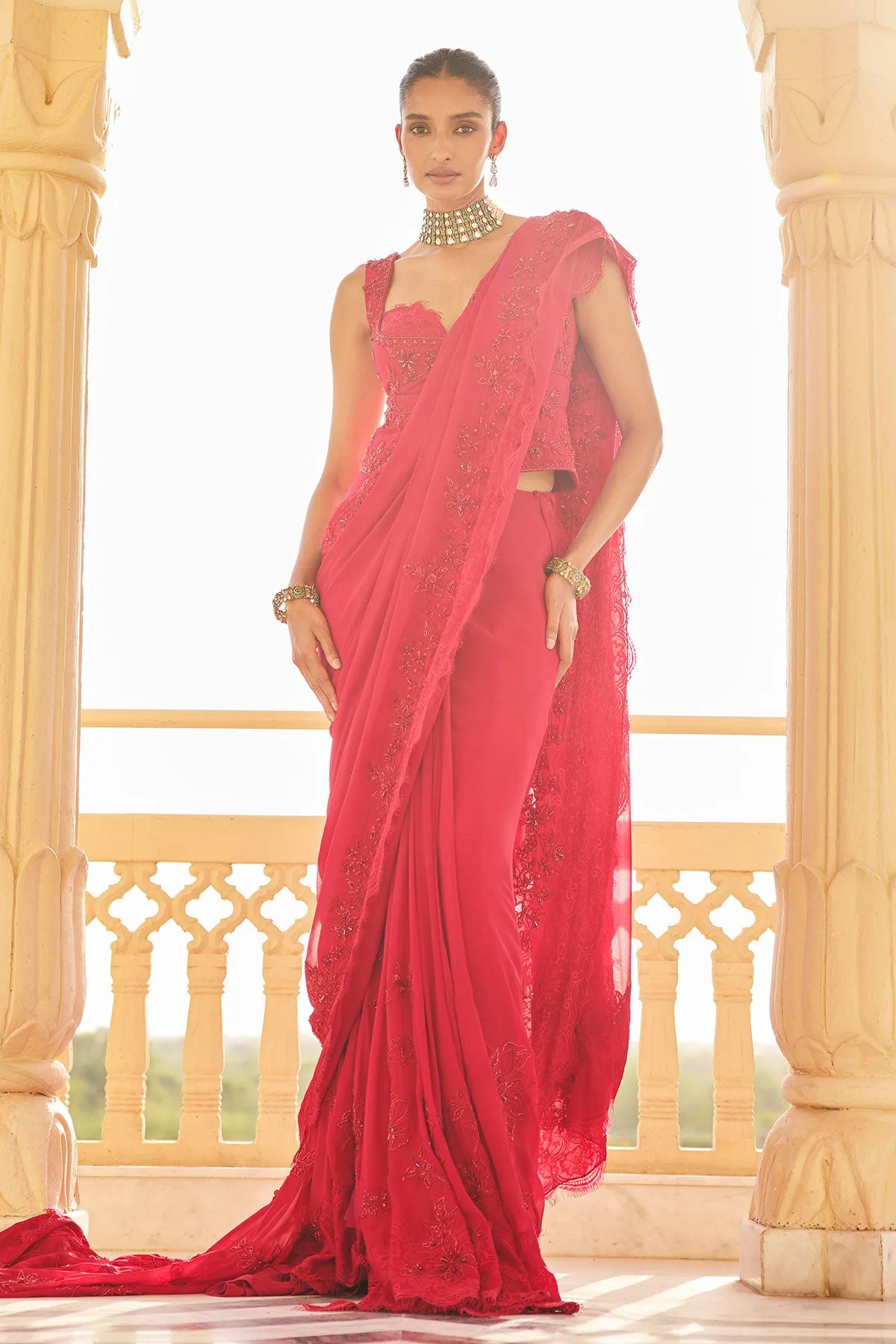Eternity Saree Set by Ridhi Mehra