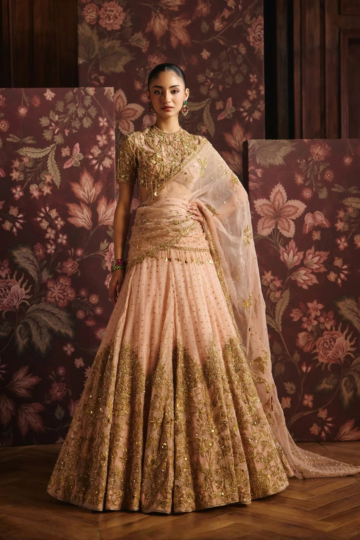 Karima by Mahima Mahajan, blush pink lehenga