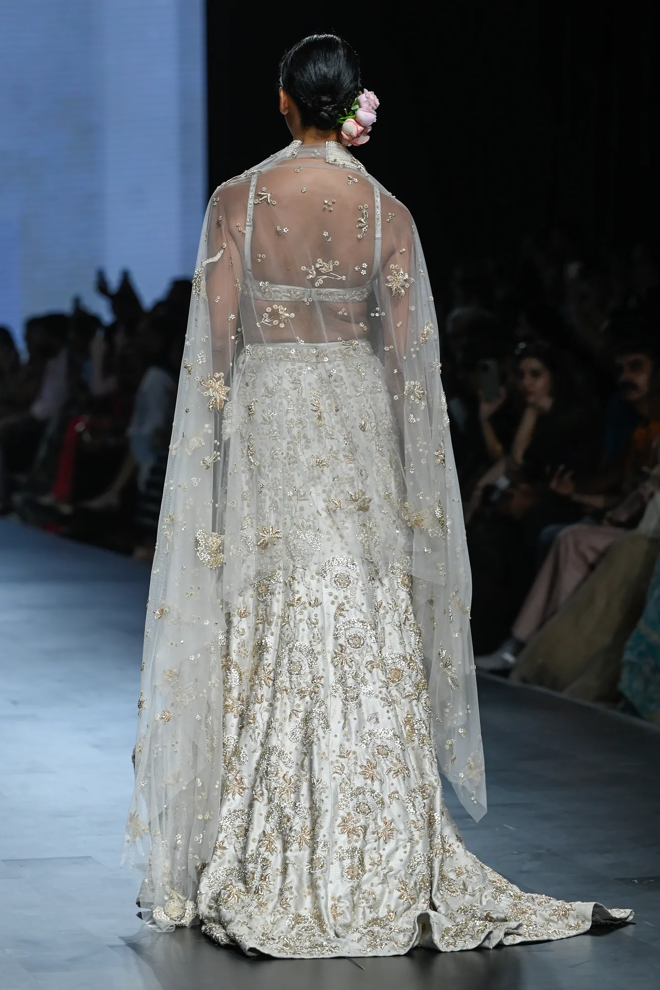 Emmeline Lehenga Set by Paulmi And Harsh, view 3