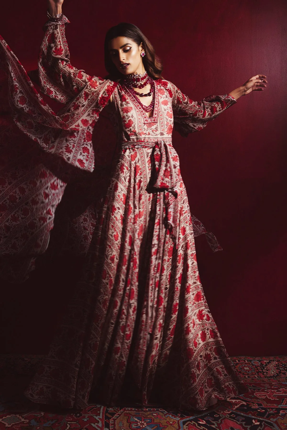 Firenze by Ridhi Mehra in red