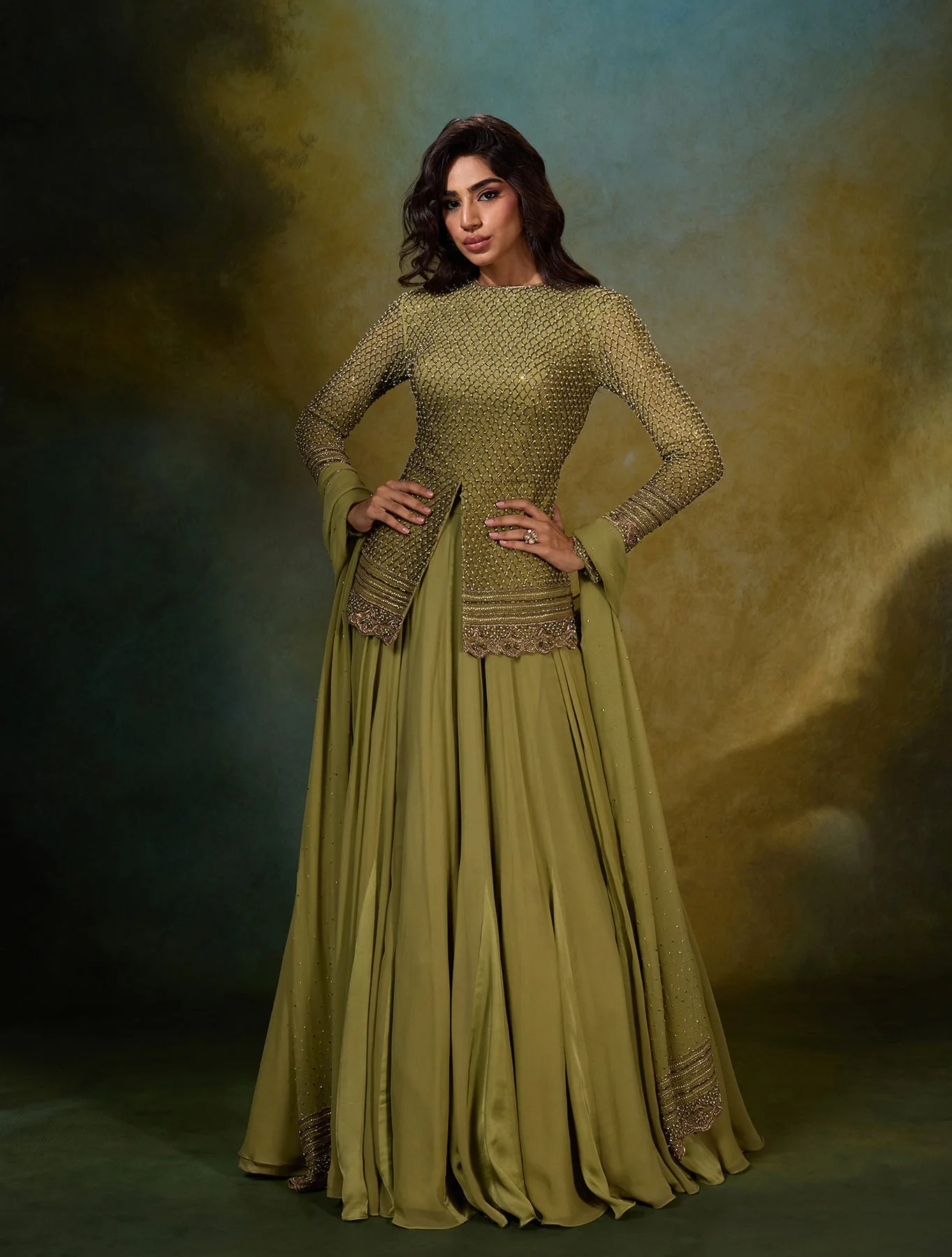 Della by Shloka Khialani, lehenga