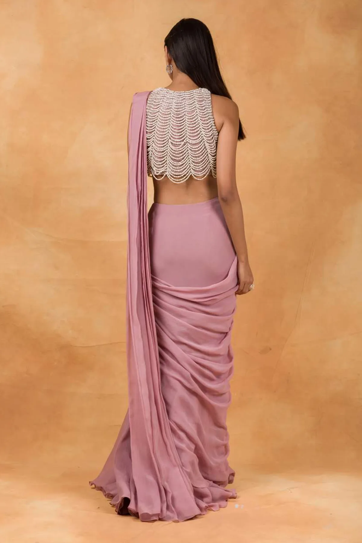 Almas by Ridhi Mehra, sari, view 3