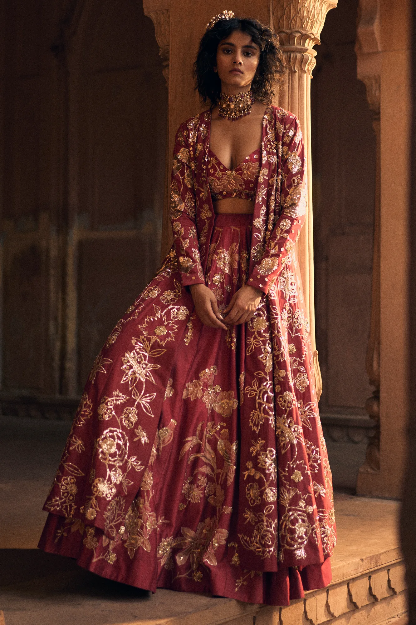 Eleanor Lehenga Set by Paulmi And Harsh