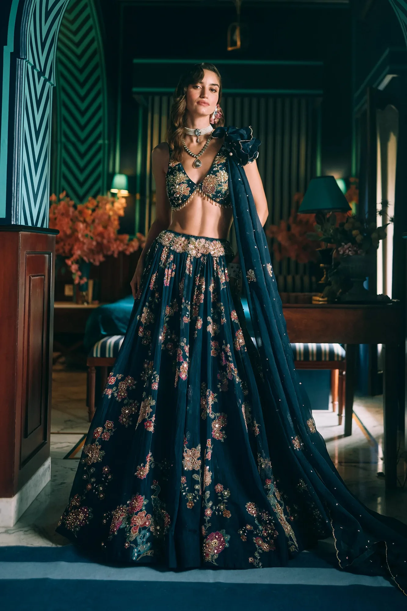Bluebell Lehenga Set by Paulmi And Harsh