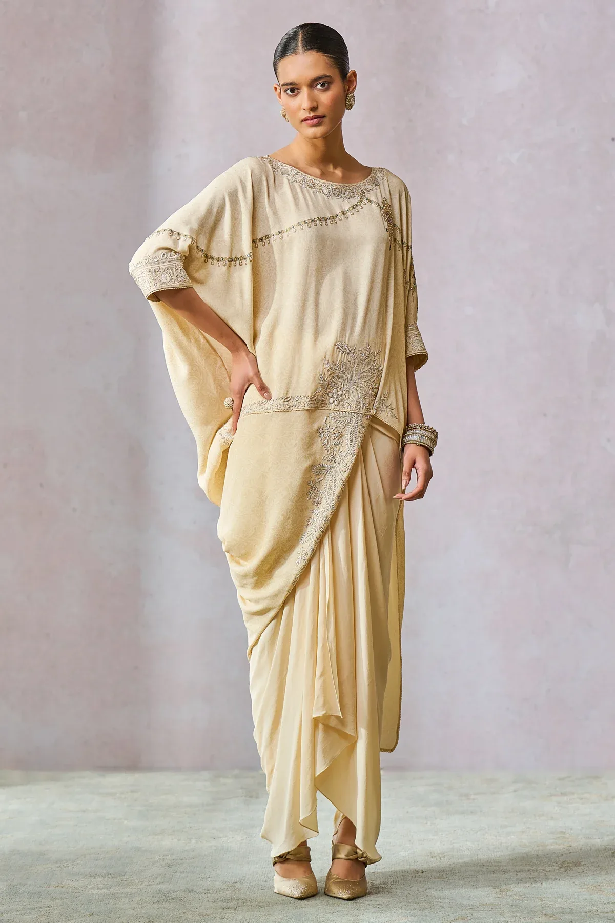 SOL Top Dhoti by Tarun Tahiliani