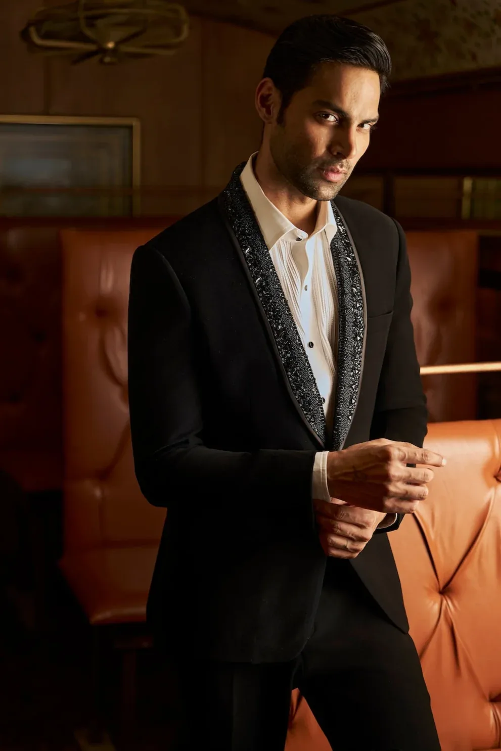 Black Tuxedo Set by Seema Gujral