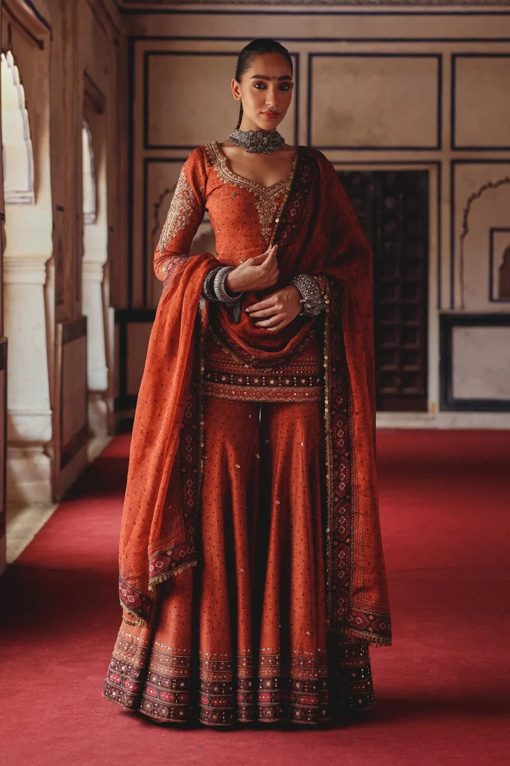 Lashya Sharara Set by Jigar Mali